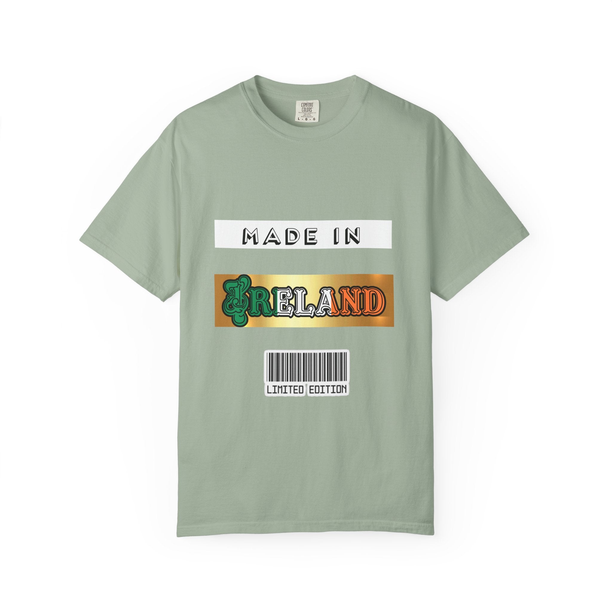 Made in Ireland Limited Edition T-Shirt, Unisex Garment-Dyed Tee for Travel Lovers, Gifts for St. Patrick's Day, Irish Pride Apparel
