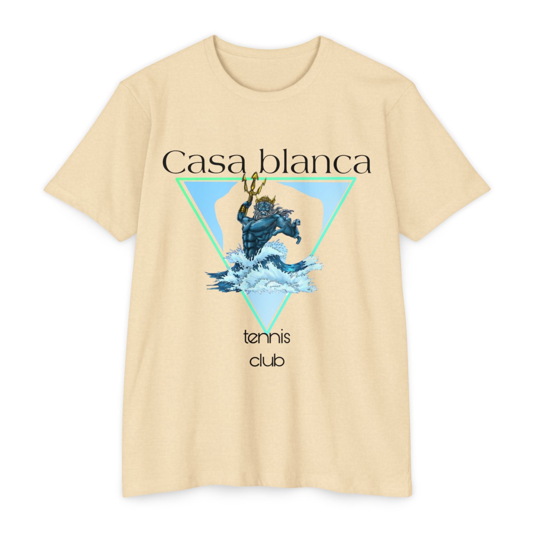 Casa Blanca Tennis Club Graphic T-Shirt | Vintage Style Tee, Casual Summer Wear, Gift for Tennis Lovers, Beach Day Essential
