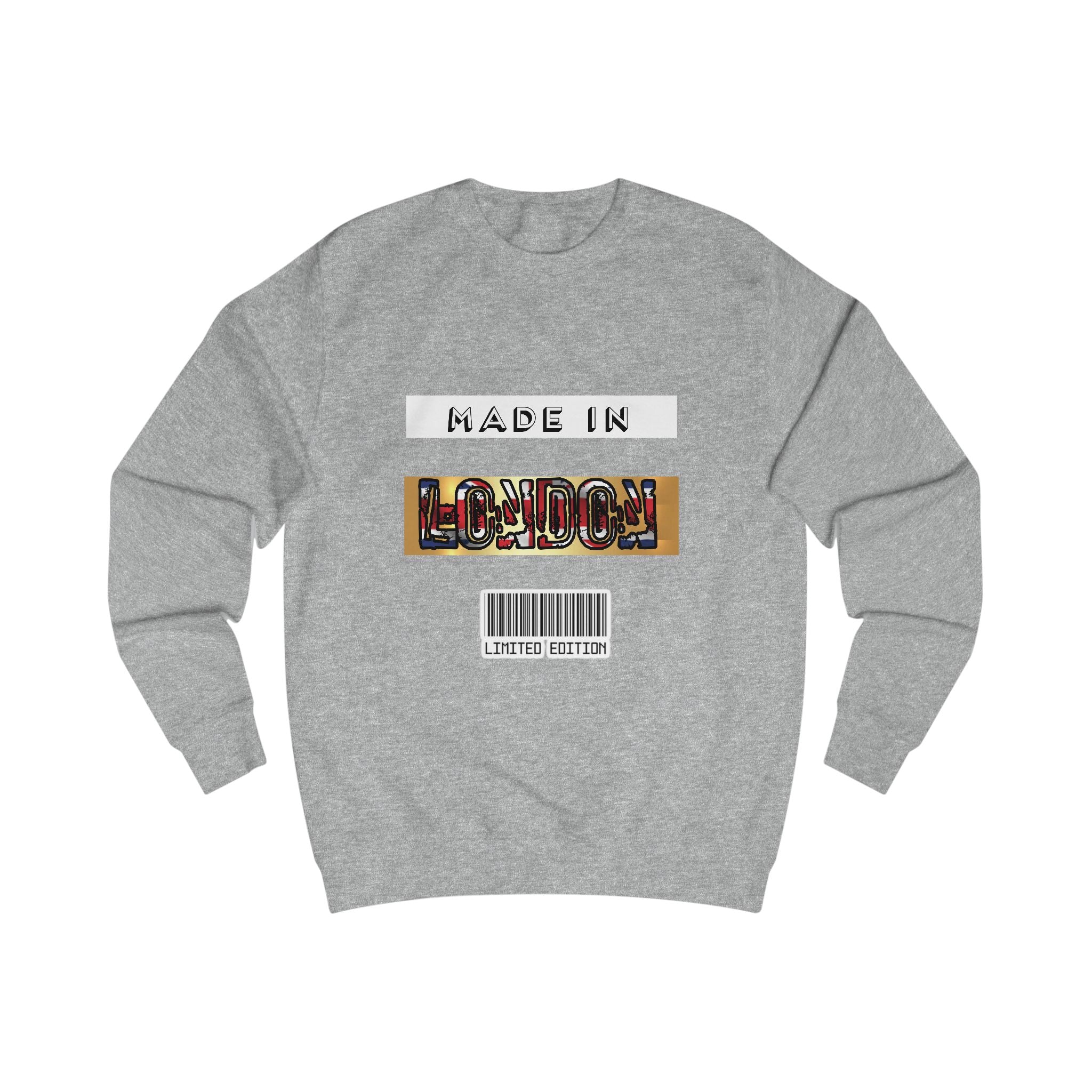 Made in London Unisex Sweatshirt - Trendy Casual Wear for London Lovers, Limited Edition Apparel, Perfect for Travel Enthusiasts, Gift Ideas