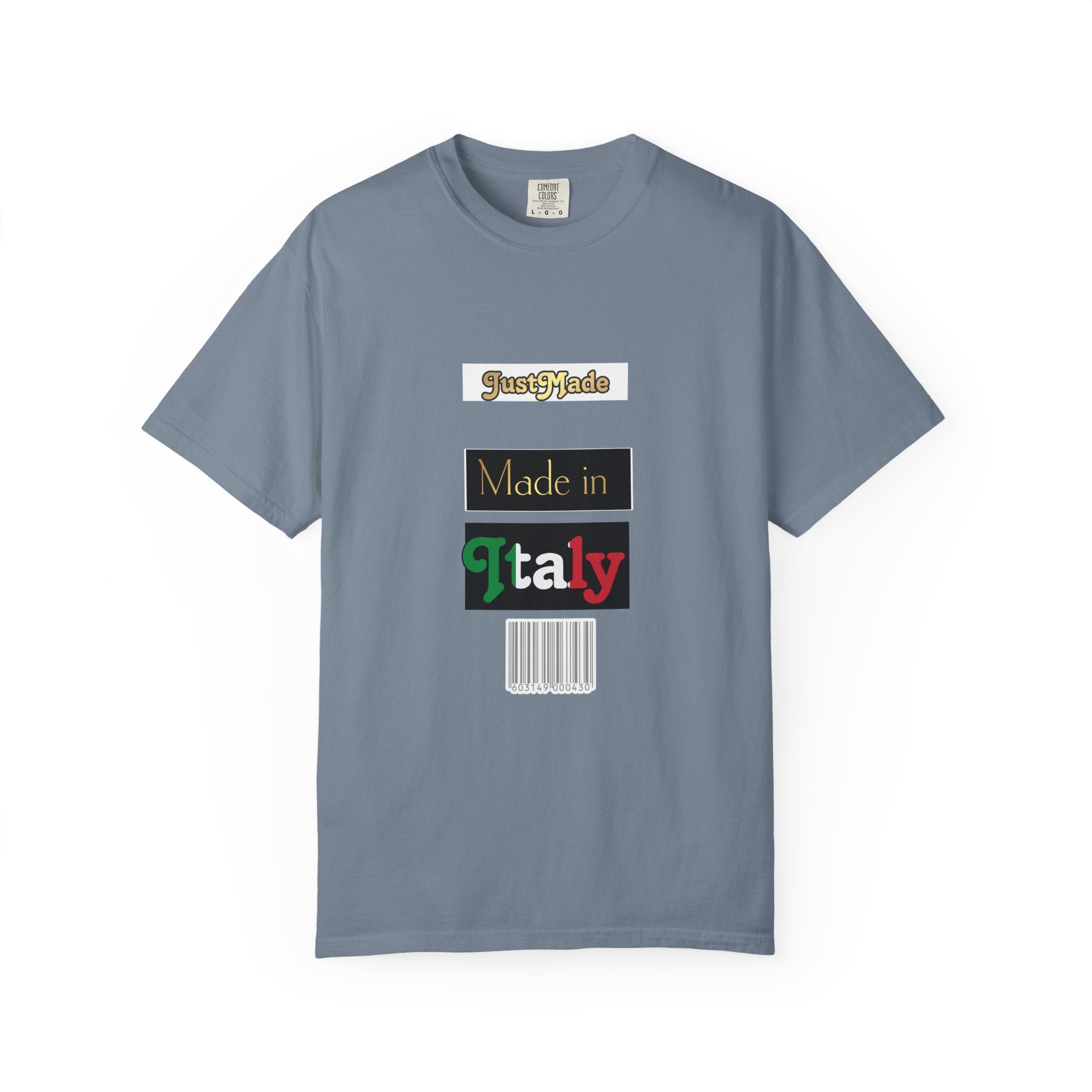 Italian-Inspired Unisex T-Shirt, Just Made Design, Perfect for Travel, Gifts, Casual Wear, Unique Fashion Statement