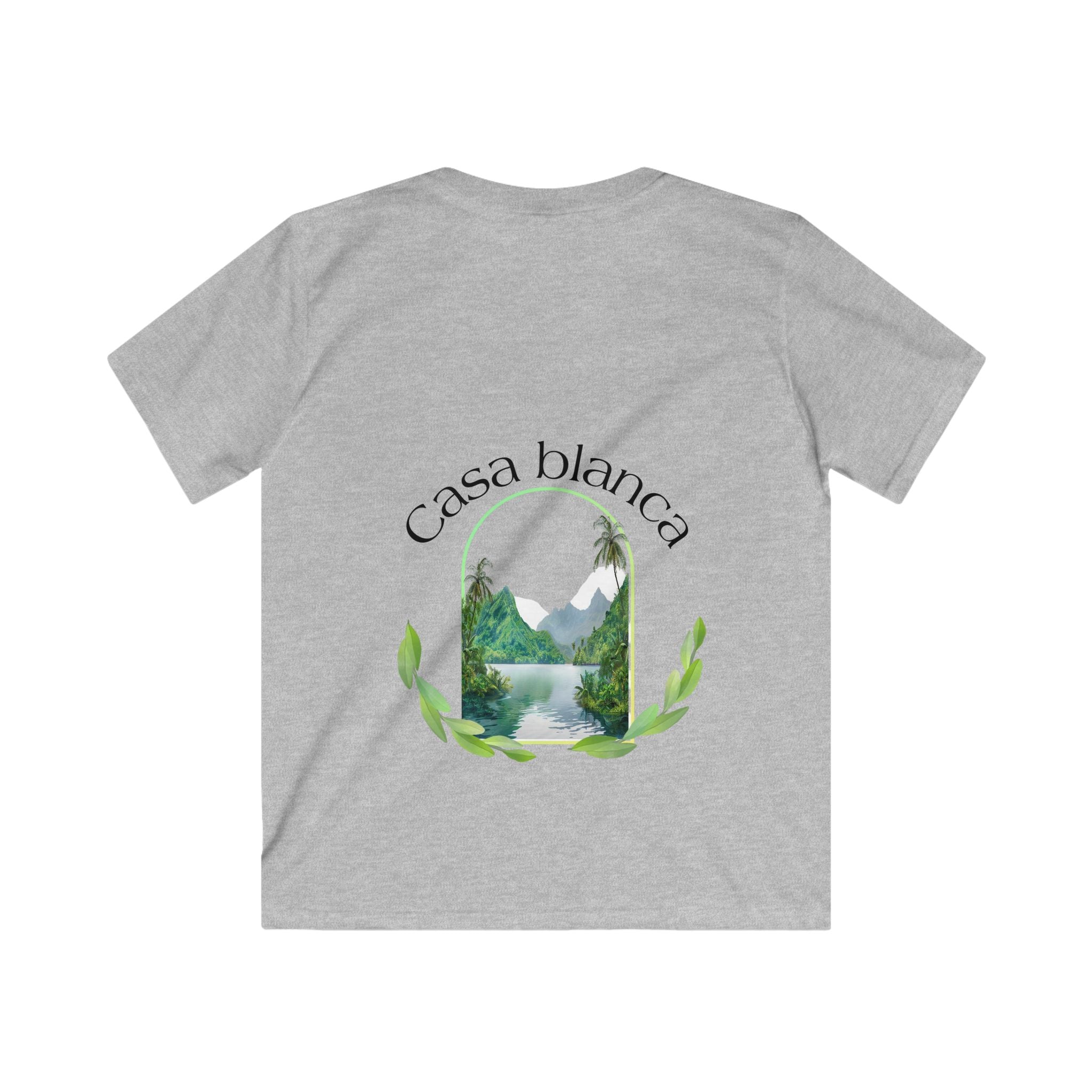 Kids Nature-Inspired Tee, Casa Blanca Graphic T-Shirt, Outdoor Adventure Shirt, Summer Camp Outfit, Gift for Nature Lovers, Birthday Present