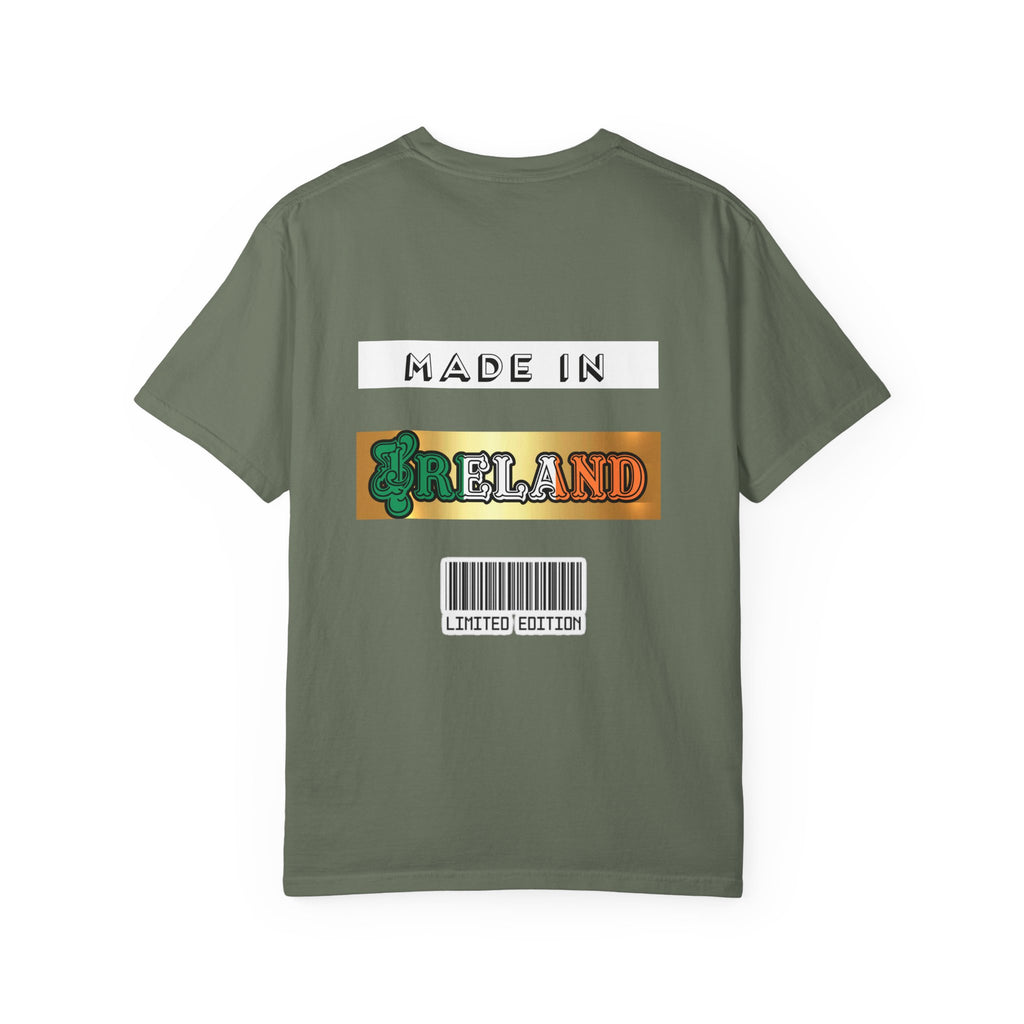 Made in Ireland Limited Edition T-Shirt, Unisex Garment-Dyed Tee for Travel Lovers, Gifts for St. Patrick's Day, Irish Pride Apparel