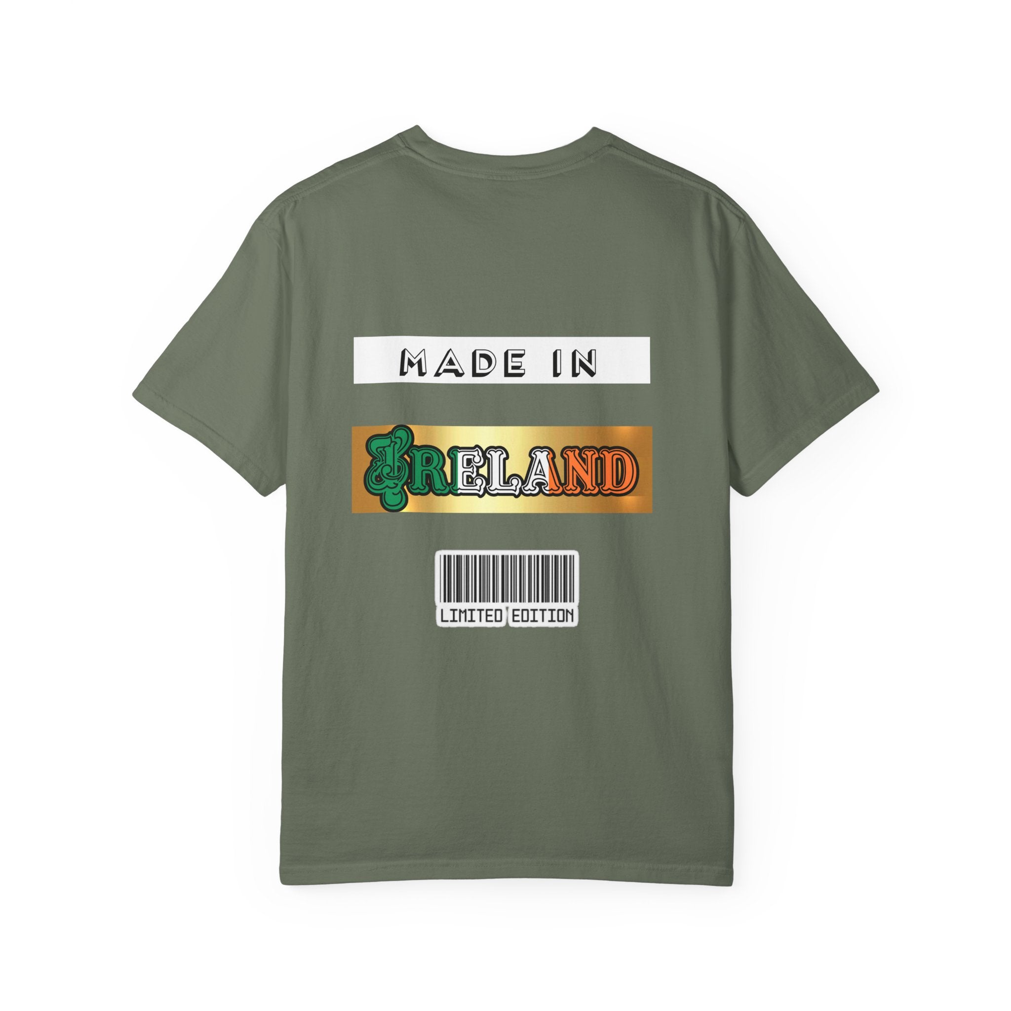 Made in Ireland Limited Edition T-Shirt, Unisex Garment-Dyed Tee for Travel Lovers, Gifts for St. Patrick's Day, Irish Pride Apparel