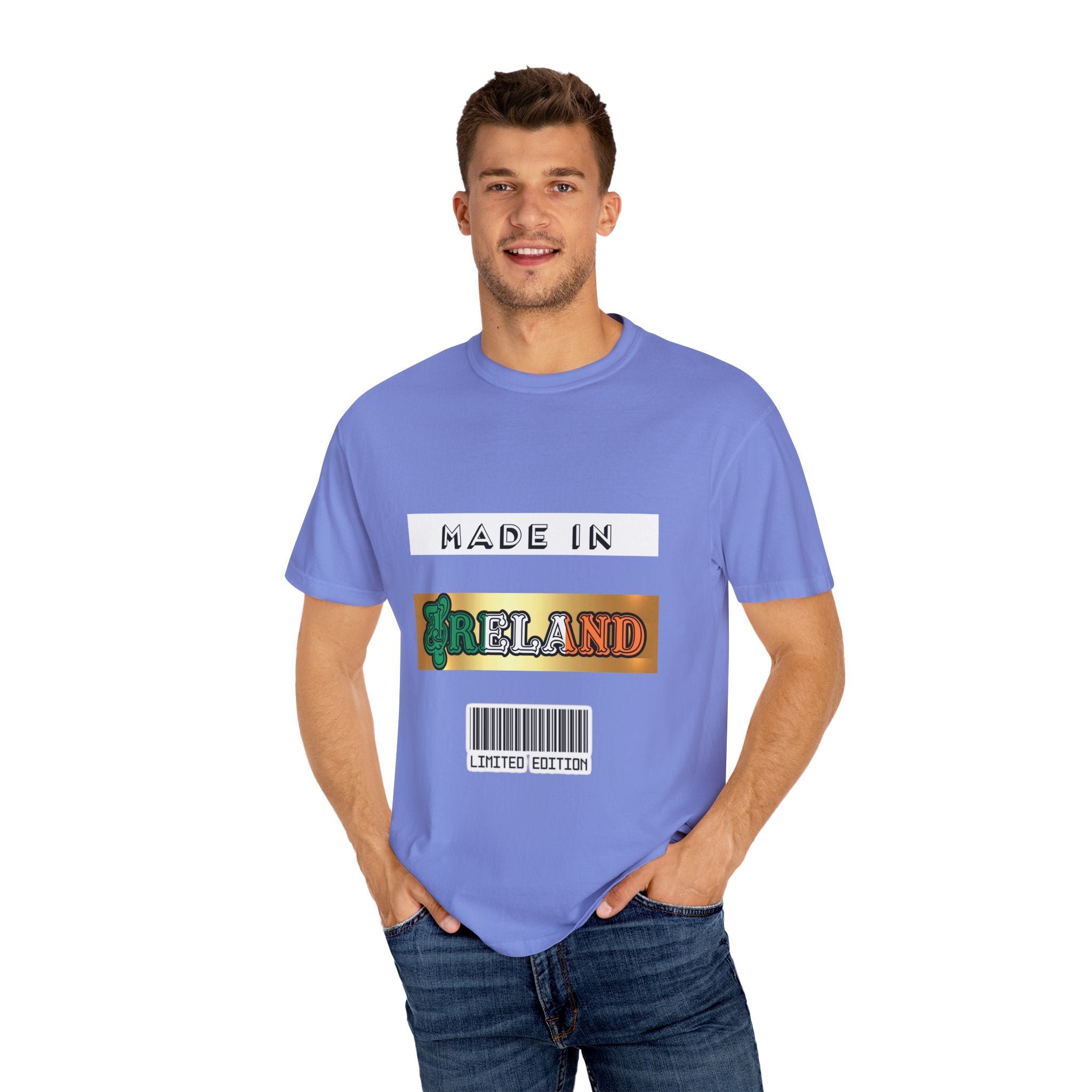 Made in Ireland Limited Edition T-Shirt, Unisex Garment-Dyed Tee for Travel Lovers, Gifts for St. Patrick's Day, Irish Pride Apparel