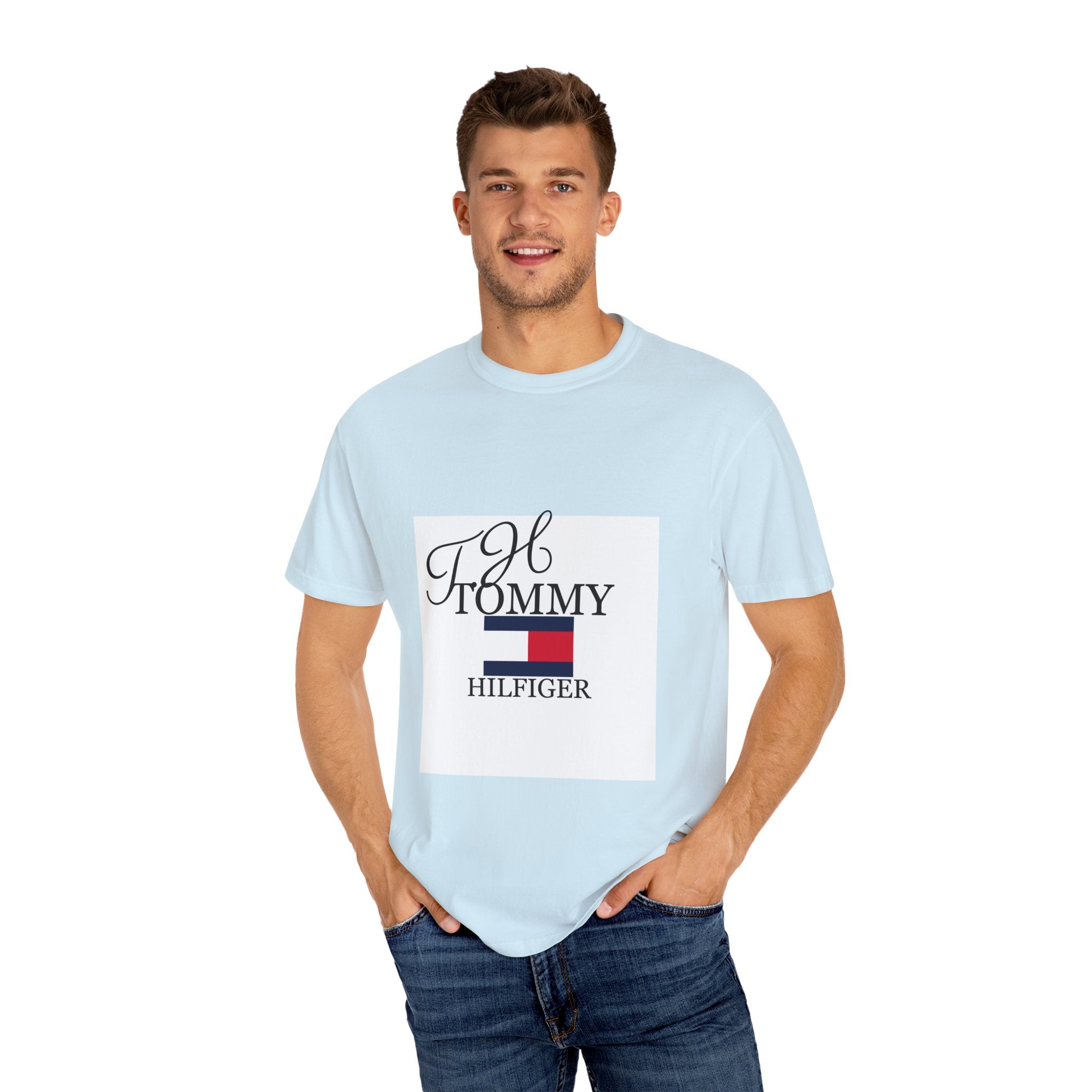 Fashionable Unisex Garment-Dyed T-shirt with Timeless Logo, Casual Wear, Street Style, Gift for Him/Her, Cool Summer Top, Trendy [...]