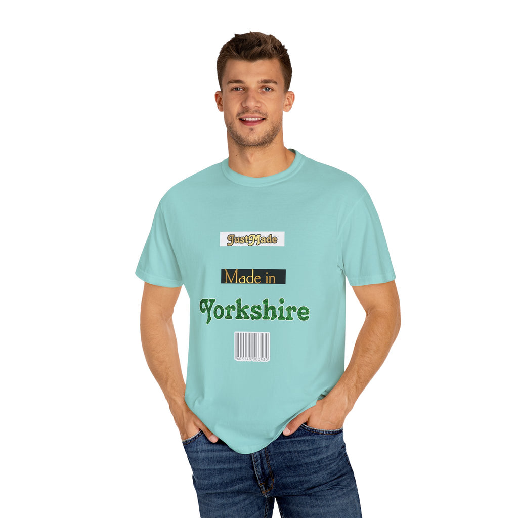 Yorkshire Made Unisex T-Shirt, Casual Wear, Gift for Him or Her, Unique Design, Summer Outing, Travel Tee