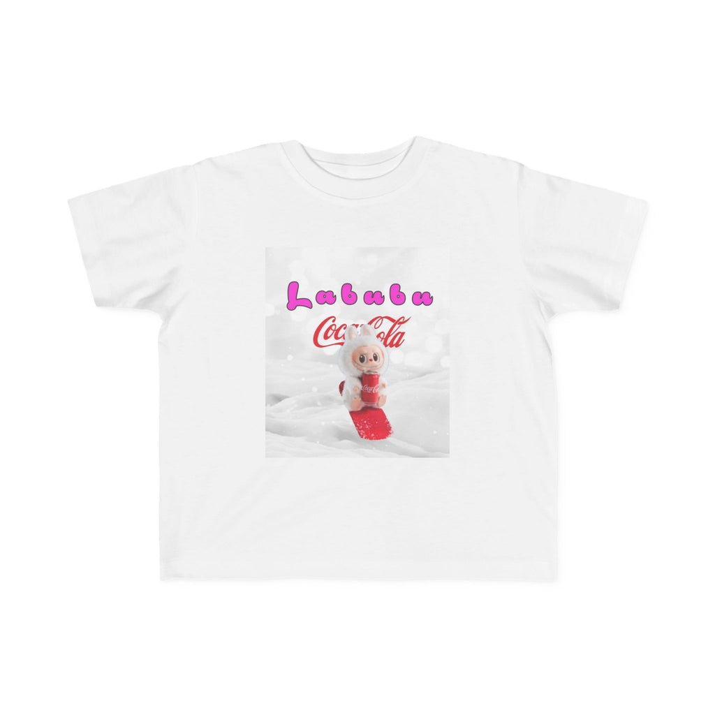 Toddler's Fun Jersey Tee, Cute Cartoon Shirt, Kids' Apparel, Holiday Gift, Playful T-Shirt, Coca-Cola Theme
