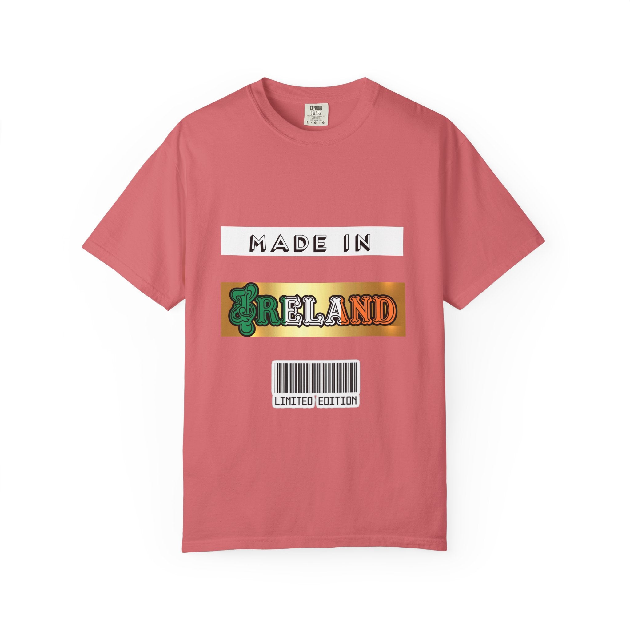 Made in Ireland Limited Edition T-Shirt, Unisex Garment-Dyed Tee for Travel Lovers, Gifts for St. Patrick's Day, Irish Pride Apparel