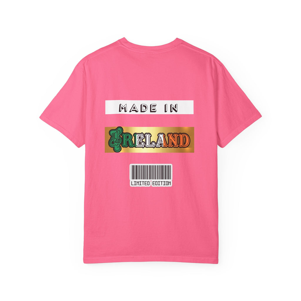 Made in Ireland Limited Edition T-Shirt, Unisex Garment-Dyed Tee for Travel Lovers, Gifts for St. Patrick's Day, Irish Pride Apparel