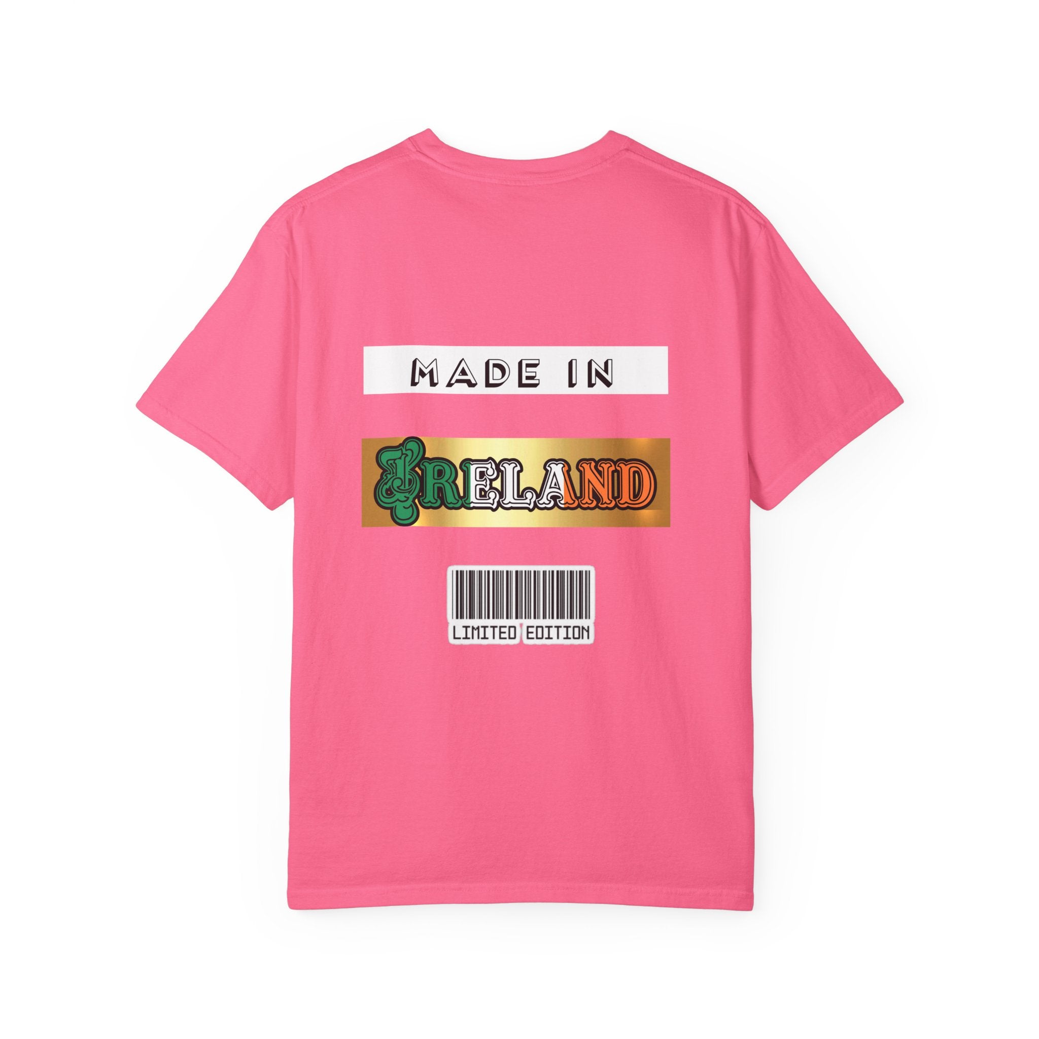 Made in Ireland Limited Edition T-Shirt, Unisex Garment-Dyed Tee for Travel Lovers, Gifts for St. Patrick's Day, Irish Pride Apparel