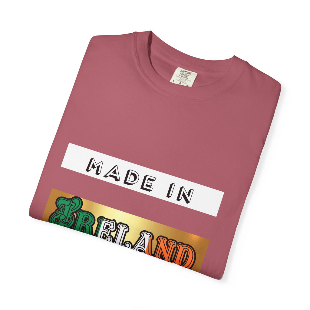 Made in Ireland Limited Edition T-Shirt, Unisex Garment-Dyed Tee for Travel Lovers, Gifts for St. Patrick's Day, Irish Pride Apparel