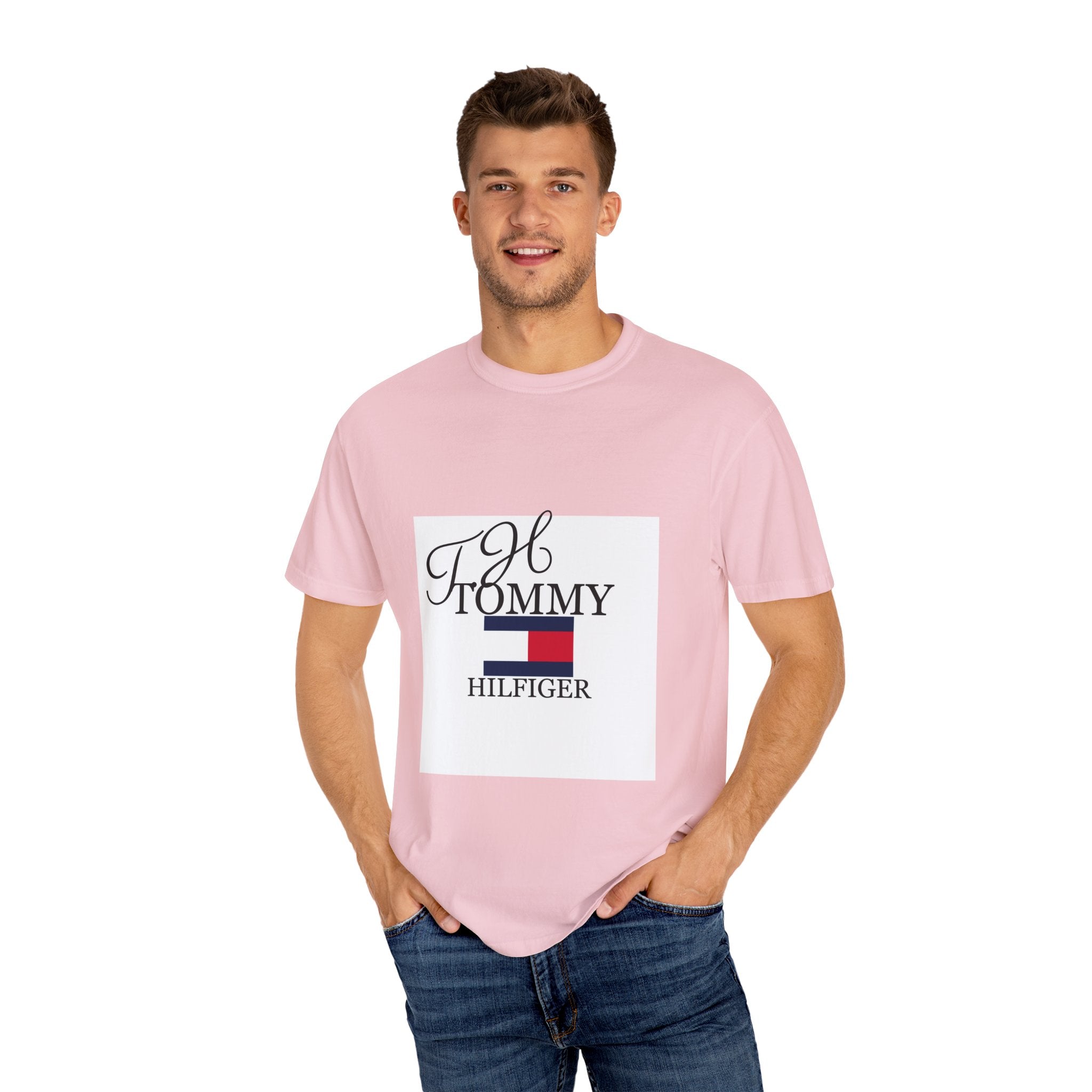 Fashionable Unisex Garment-Dyed T-shirt with Timeless Logo, Casual Wear, Street Style, Gift for Him/Her, Cool Summer Top, Trendy [...]