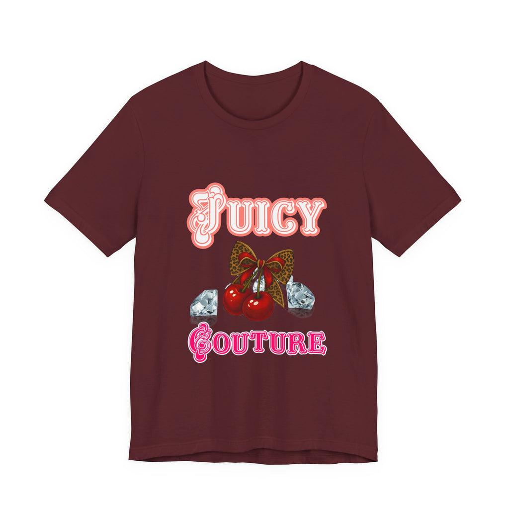 Juicy Couture Butterfly Tee, Trendy Graphic Tee, Fashionable Summer Shirt, Gift for Fashion Lovers, Casual Wear, Stylish Top