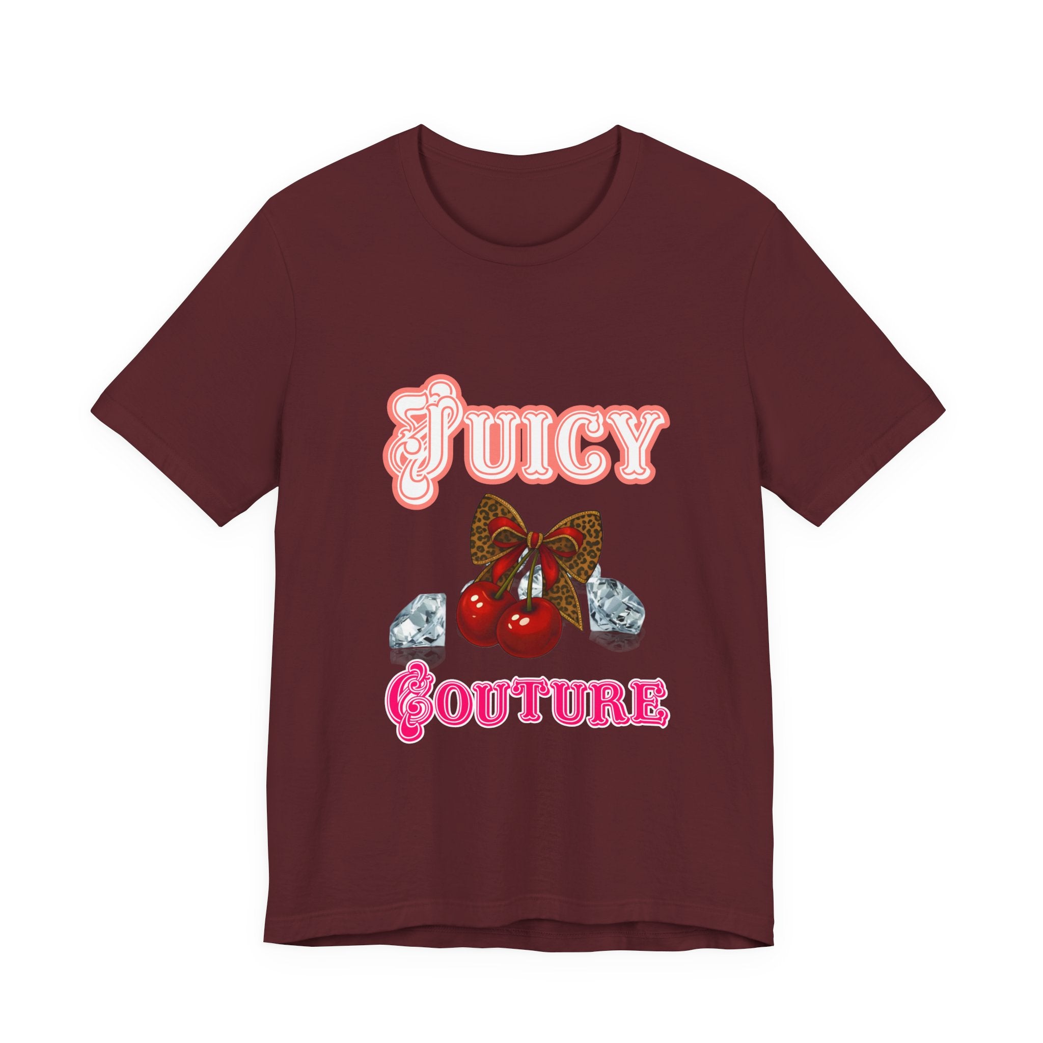 Juicy Couture Butterfly Tee, Trendy Graphic Tee, Fashionable Summer Shirt, Gift for Fashion Lovers, Casual Wear, Stylish Top