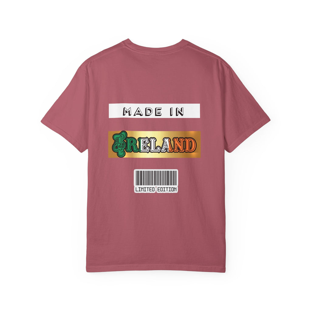 Made in Ireland Limited Edition T-Shirt, Unisex Garment-Dyed Tee for Travel Lovers, Gifts for St. Patrick's Day, Irish Pride Apparel