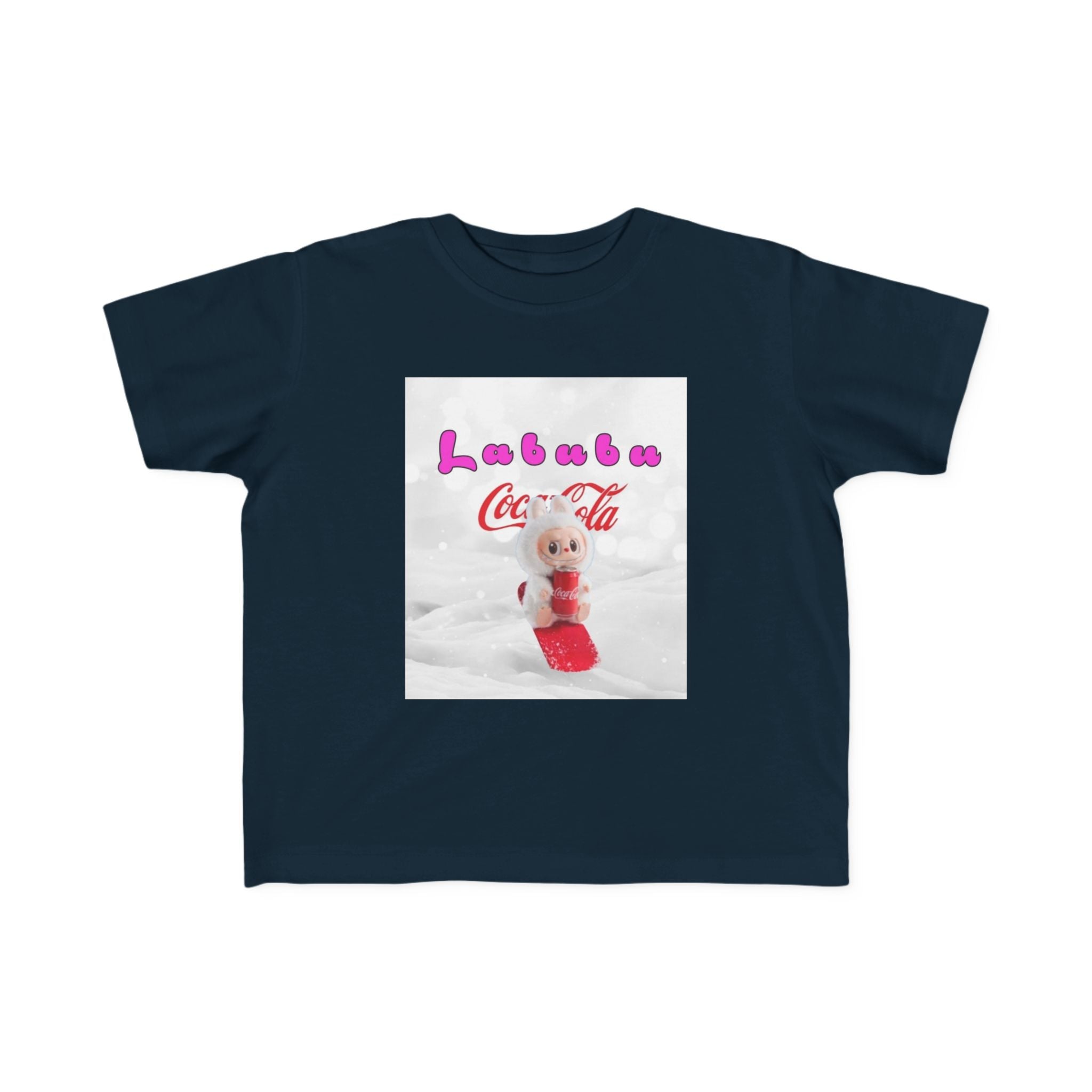 Toddler's Fun Jersey Tee, Cute Cartoon Shirt, Kids' Apparel, Holiday Gift, Playful T-Shirt, Coca-Cola Theme