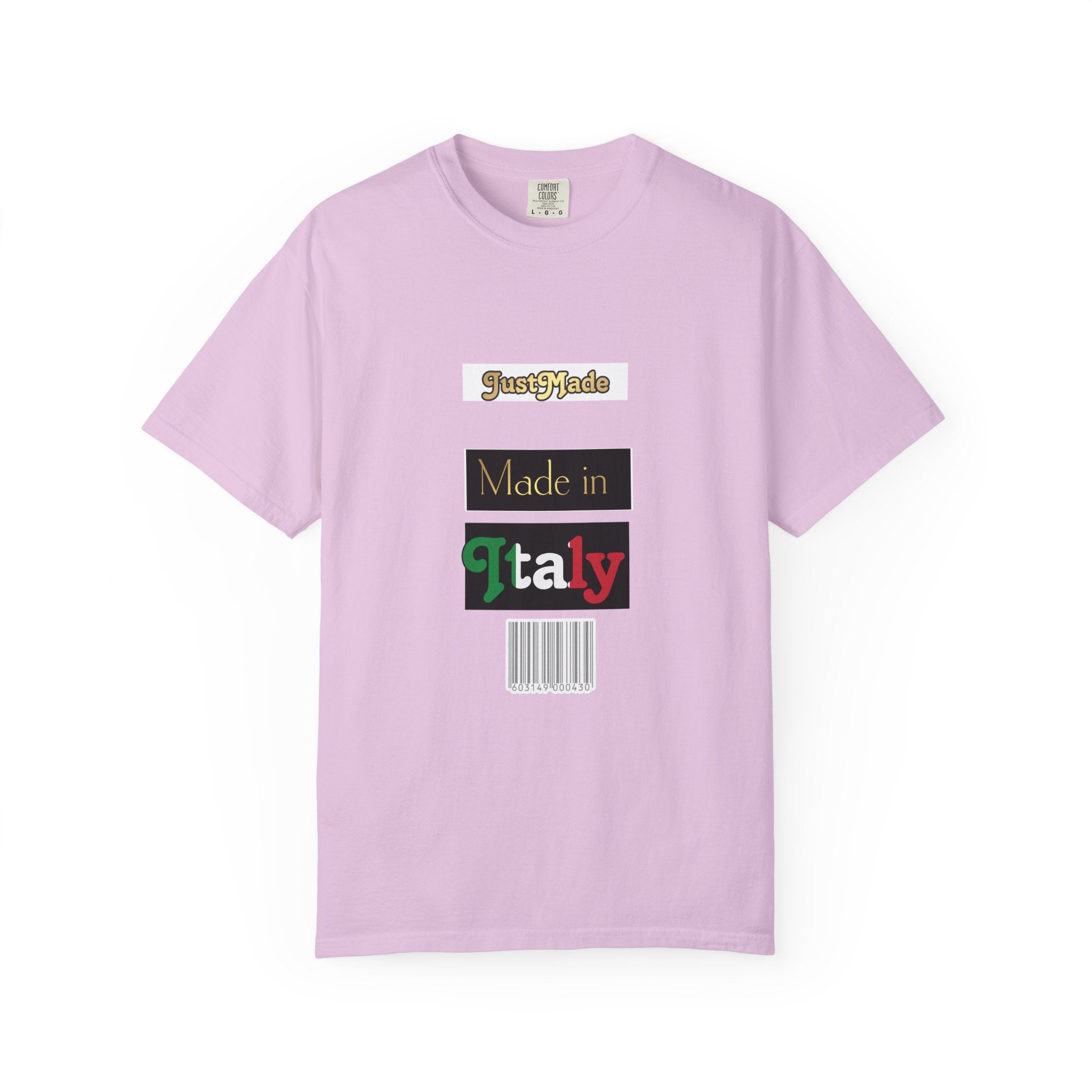 Italian-Inspired Unisex T-Shirt, Just Made Design, Perfect for Travel, Gifts, Casual Wear, Unique Fashion Statement