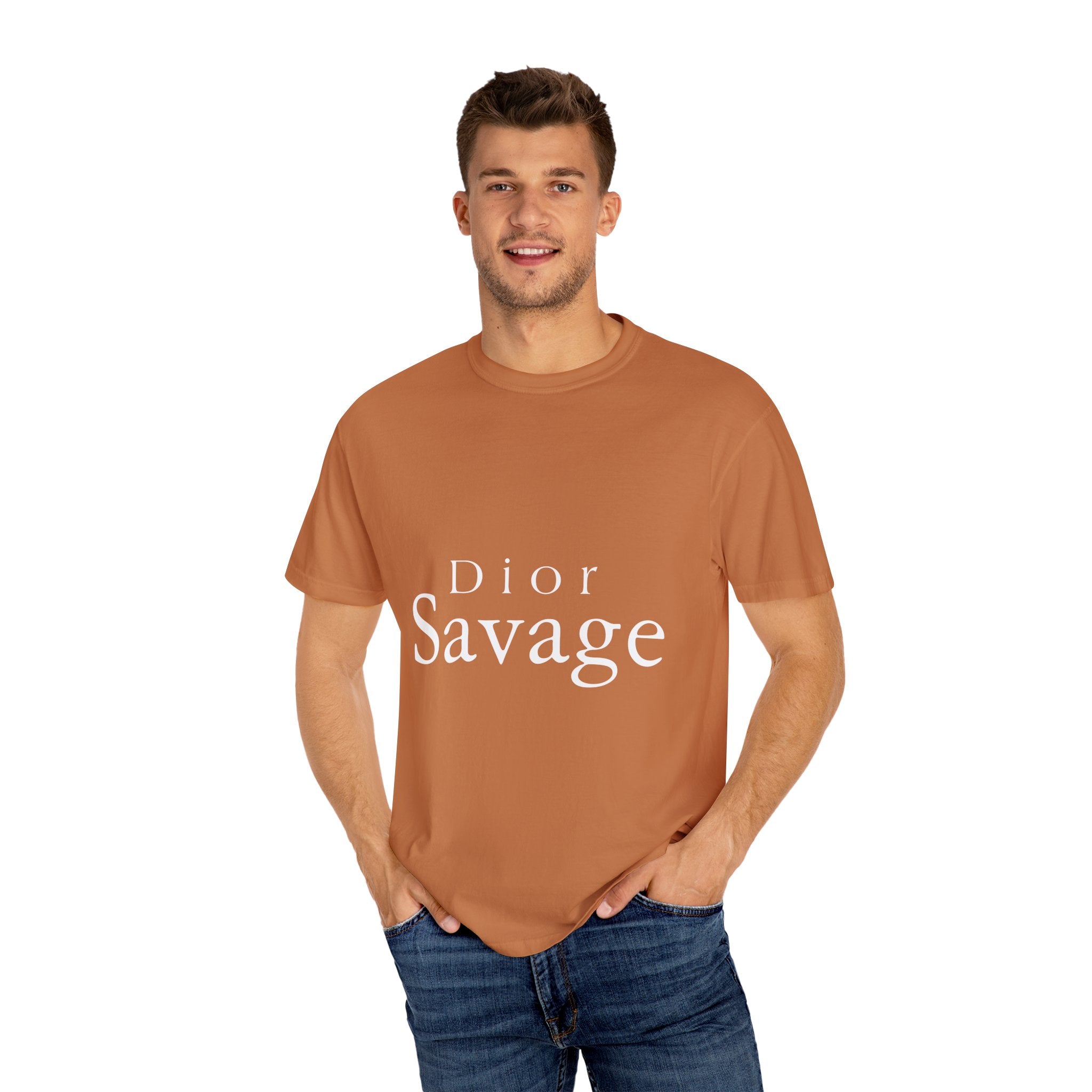 Savage Statement Unisex Garment-Dyed T-Shirt - Trendy Apparel, Casual Wear, Gift for Fashion Lovers, Everyday Style, Unique Design