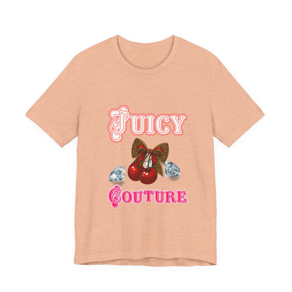 Juicy Couture Butterfly Tee, Trendy Graphic Tee, Fashionable Summer Shirt, Gift for Fashion Lovers, Casual Wear, Stylish Top