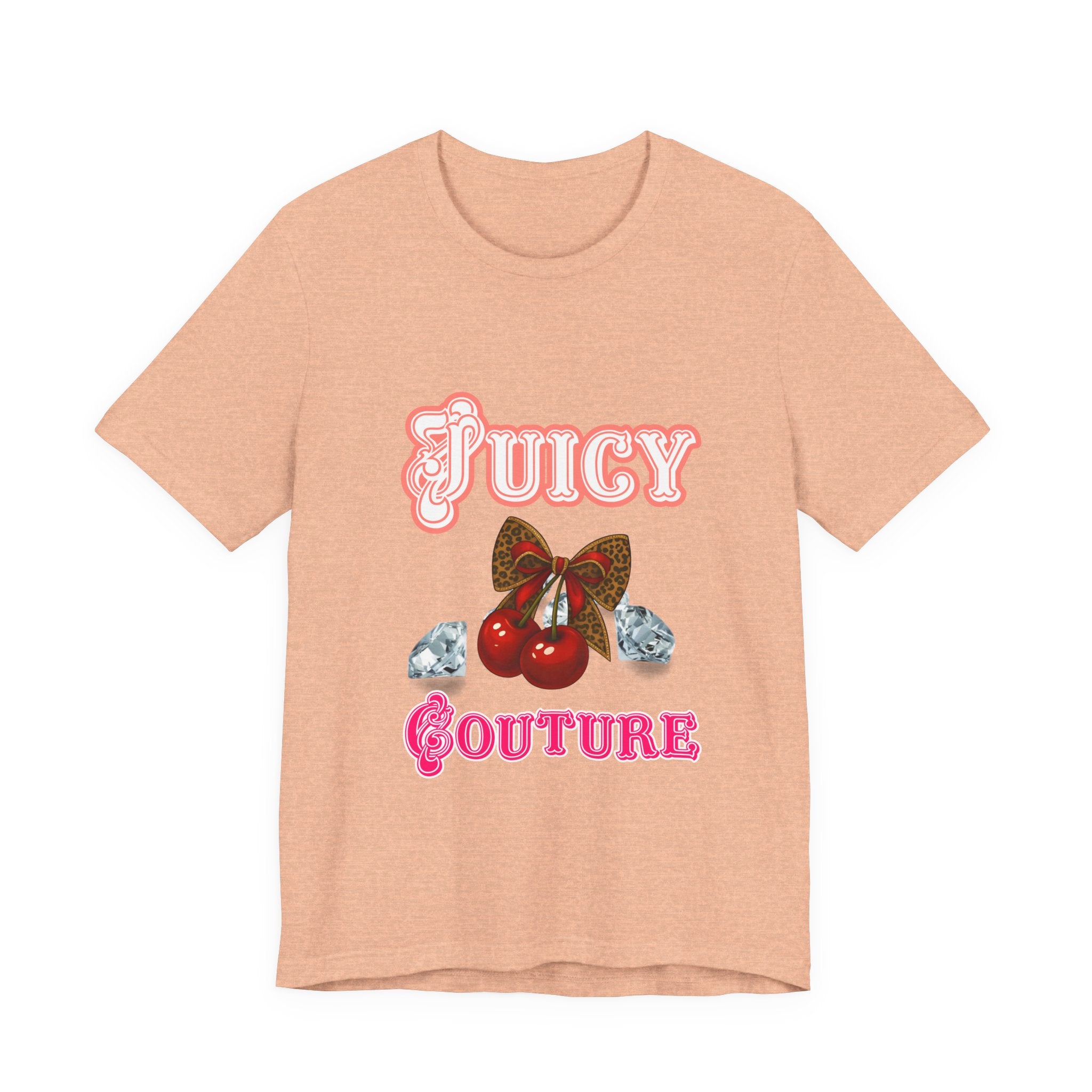 Juicy Couture Butterfly Tee, Trendy Graphic Tee, Fashionable Summer Shirt, Gift for Fashion Lovers, Casual Wear, Stylish Top