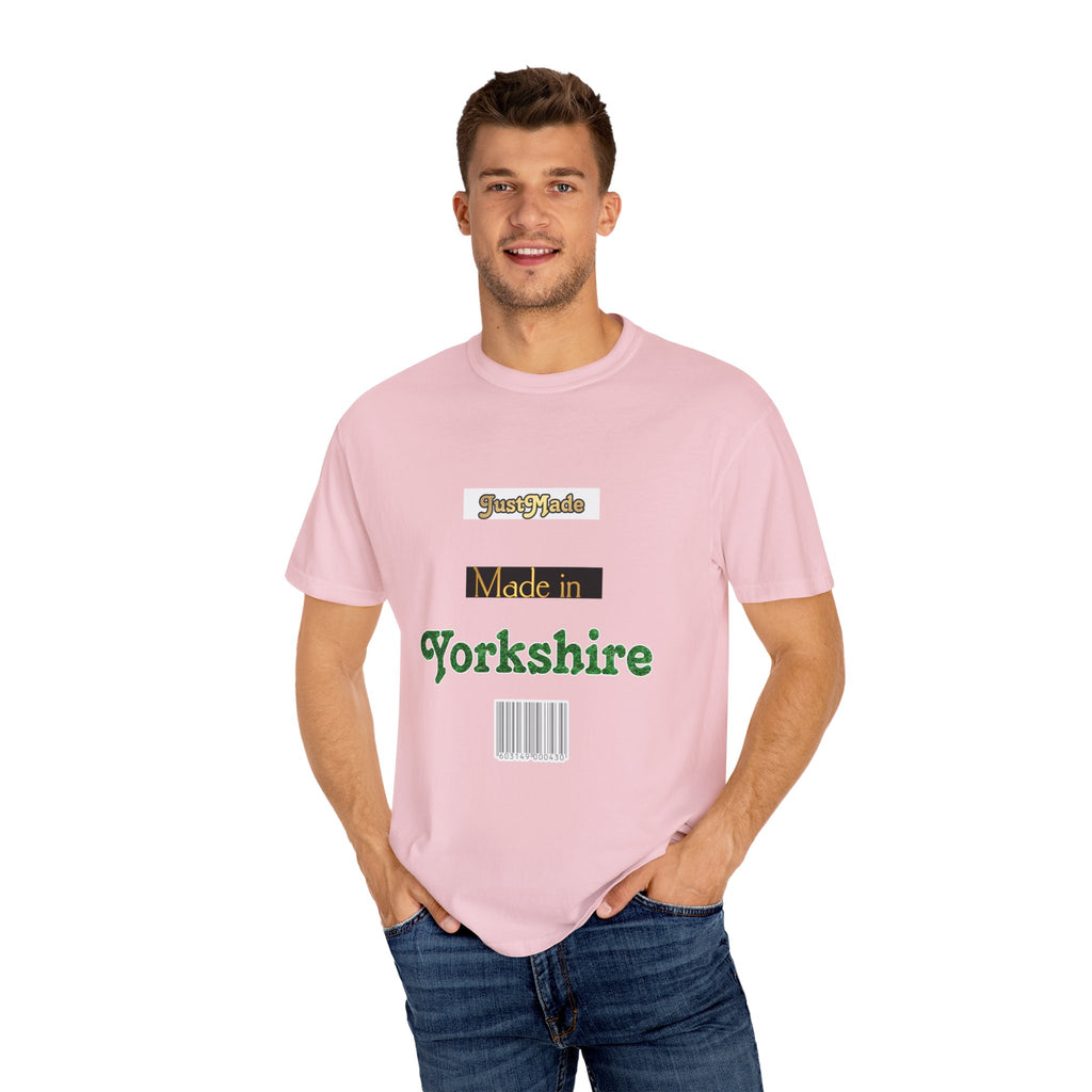 Yorkshire Made Unisex T-Shirt, Casual Wear, Gift for Him or Her, Unique Design, Summer Outing, Travel Tee