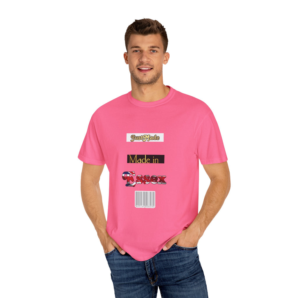 Garment-Dyed T-Shirt, Casual Style, Essex Pride, Unique Gift, Everyday Wear, Trendy Apparel, Comfortable Tee