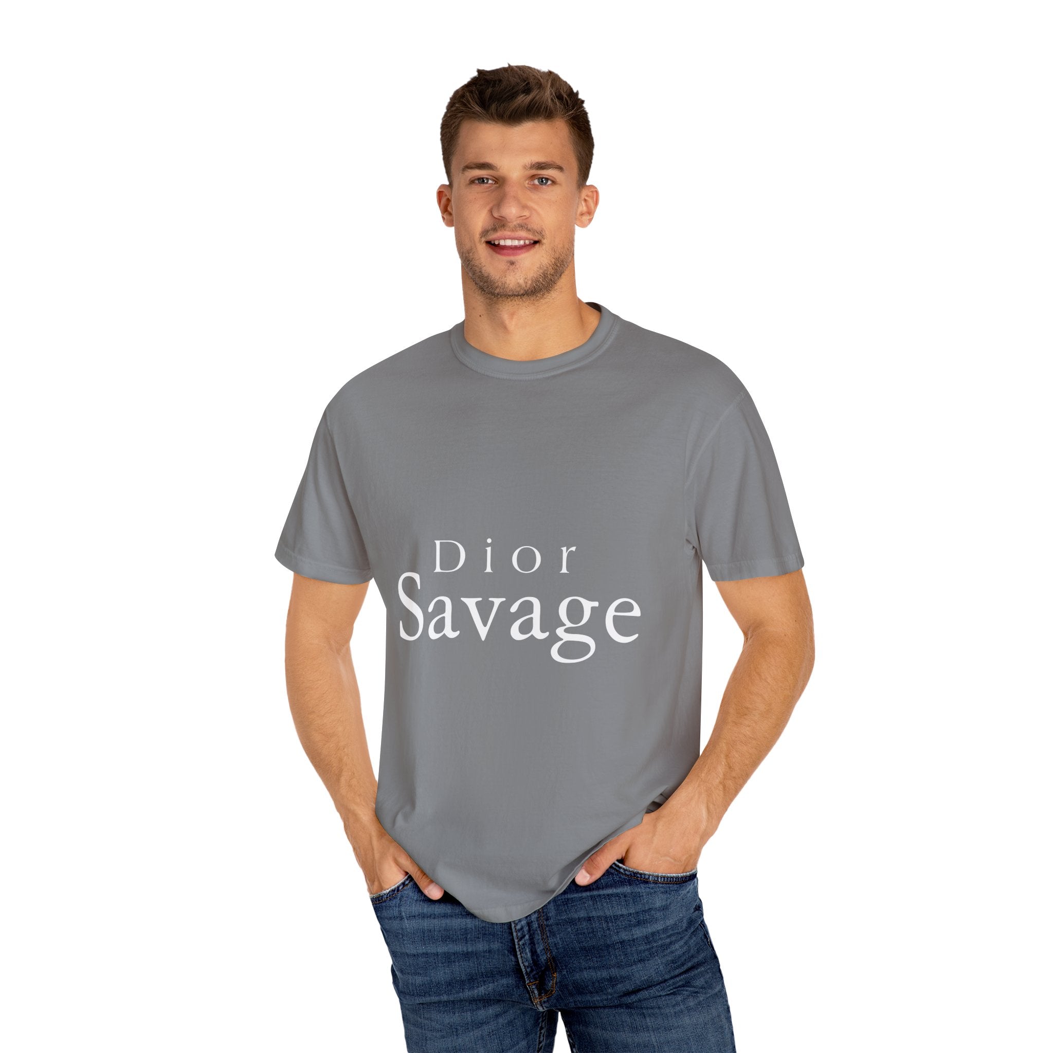 Savage Statement Unisex Garment-Dyed T-Shirt - Trendy Apparel, Casual Wear, Gift for Fashion Lovers, Everyday Style, Unique Design