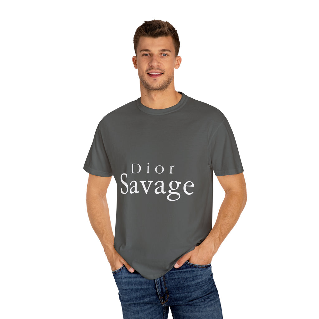 Savage Statement Unisex Garment-Dyed T-Shirt - Trendy Apparel, Casual Wear, Gift for Fashion Lovers, Everyday Style, Unique Design