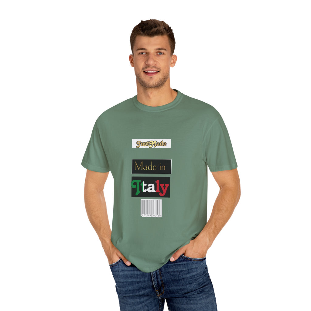 Italian-Inspired Unisex T-Shirt, Just Made Design, Perfect for Travel, Gifts, Casual Wear, Unique Fashion Statement