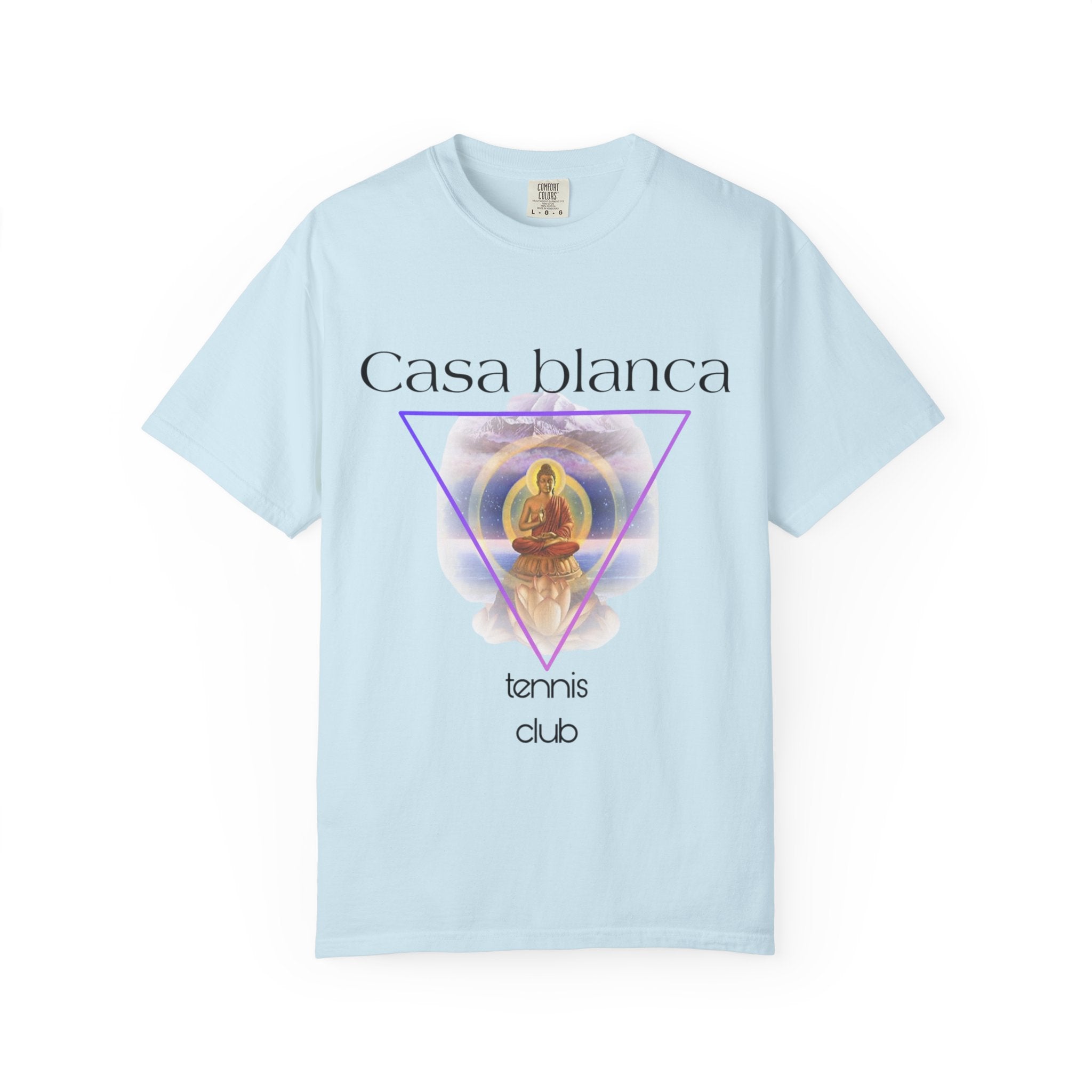 Casa Blanca Tennis Club T-Shirt | Unisex, Garment-Dyed, Casual Wear, Summer Outfit, Tennis Enthusiast Gift, Sporty Style