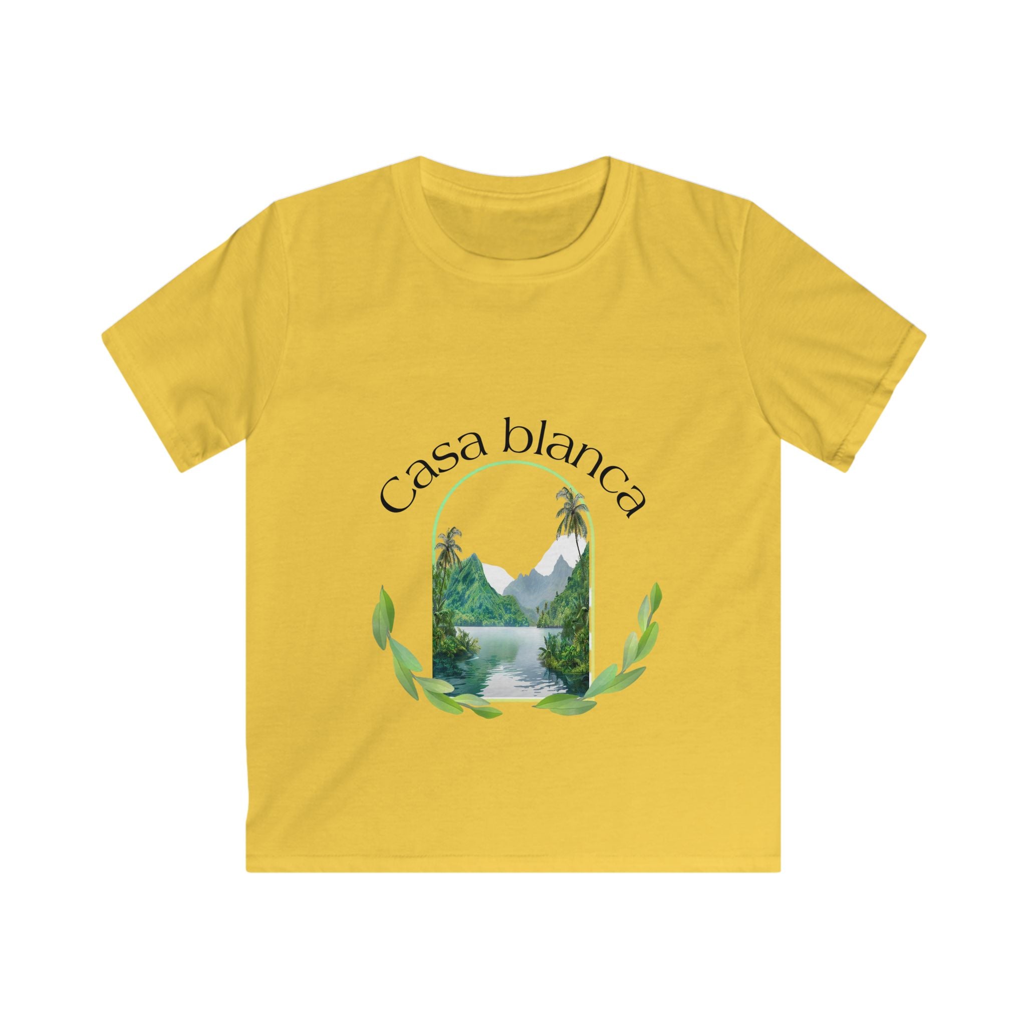 Kids Nature-Inspired Tee, Casa Blanca Graphic T-Shirt, Outdoor Adventure Shirt, Summer Camp Outfit, Gift for Nature Lovers, Birthday Present