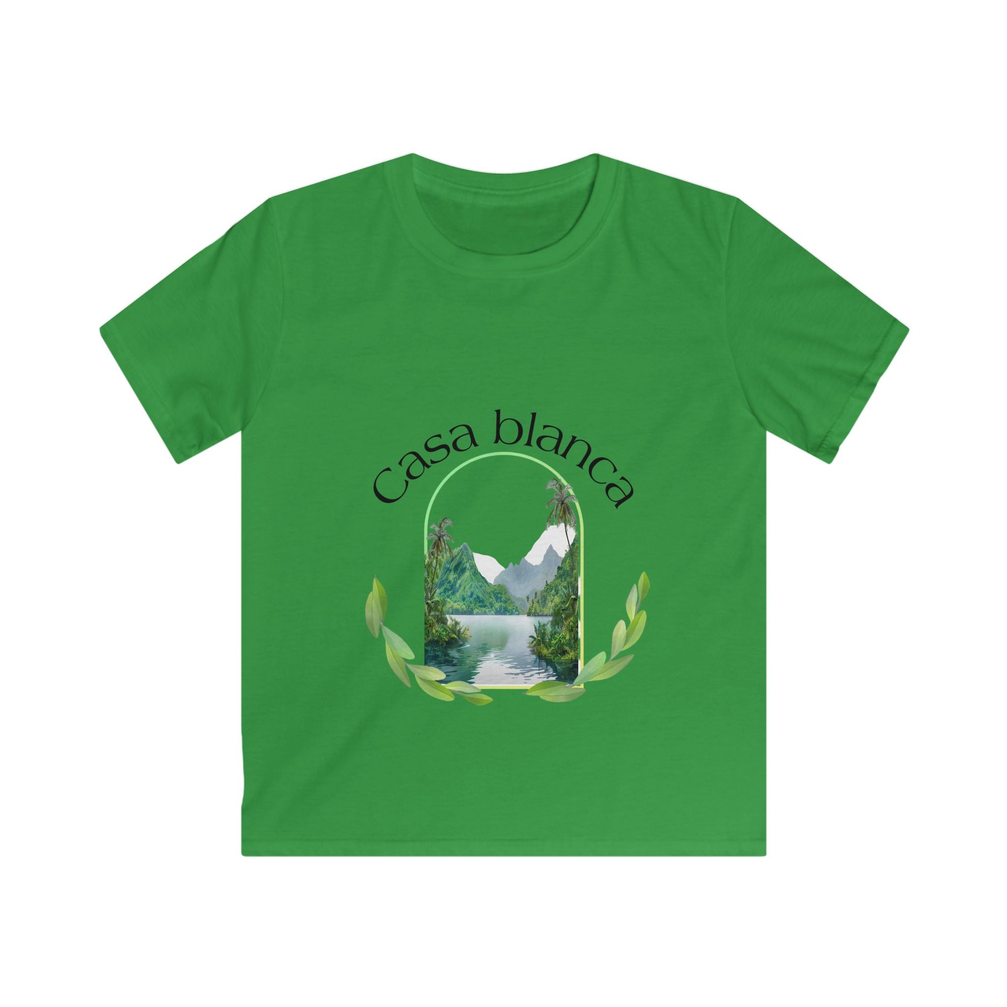 Kids Nature-Inspired Tee, Casa Blanca Graphic T-Shirt, Outdoor Adventure Shirt, Summer Camp Outfit, Gift for Nature Lovers, Birthday Present