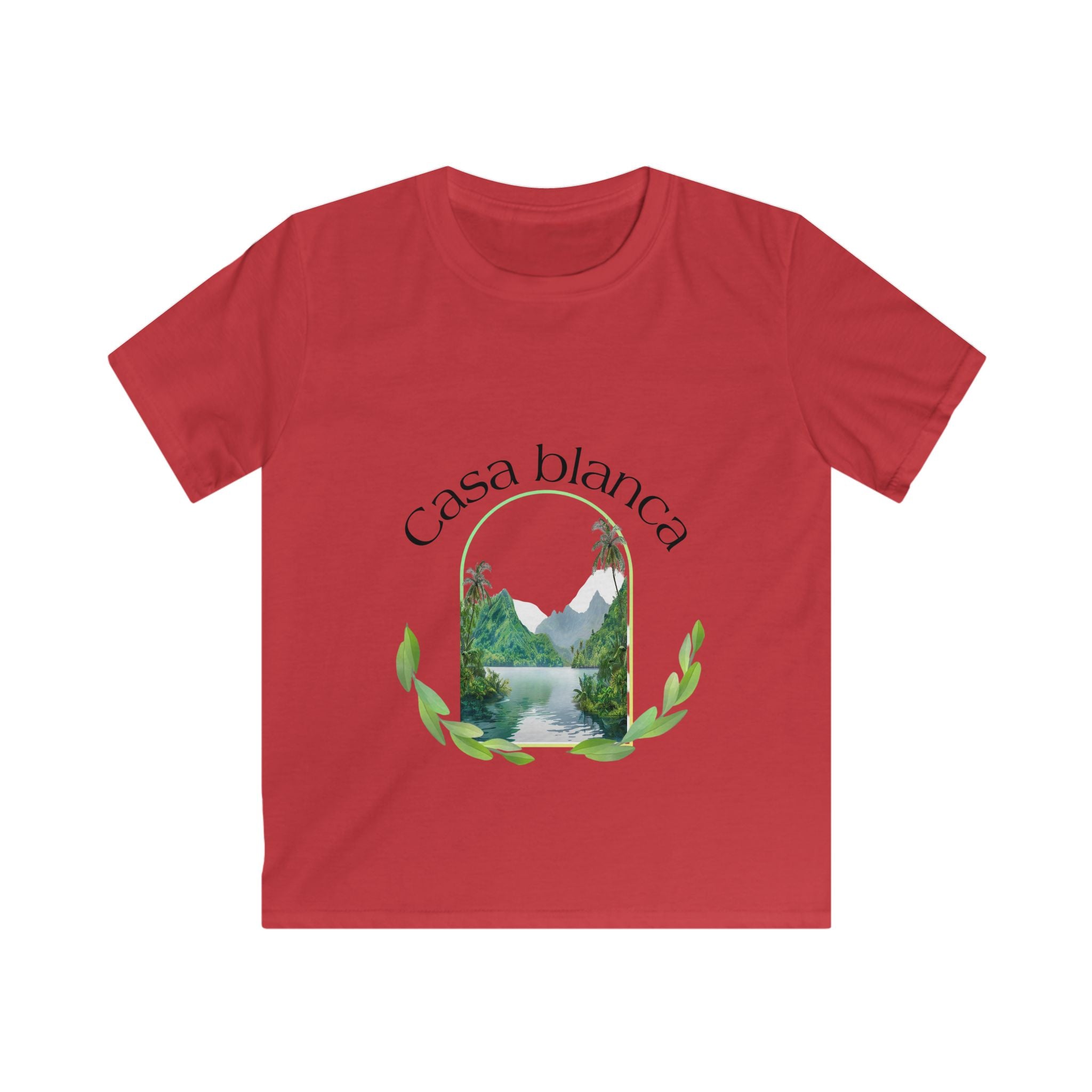 Kids Nature-Inspired Tee, Casa Blanca Graphic T-Shirt, Outdoor Adventure Shirt, Summer Camp Outfit, Gift for Nature Lovers, Birthday Present