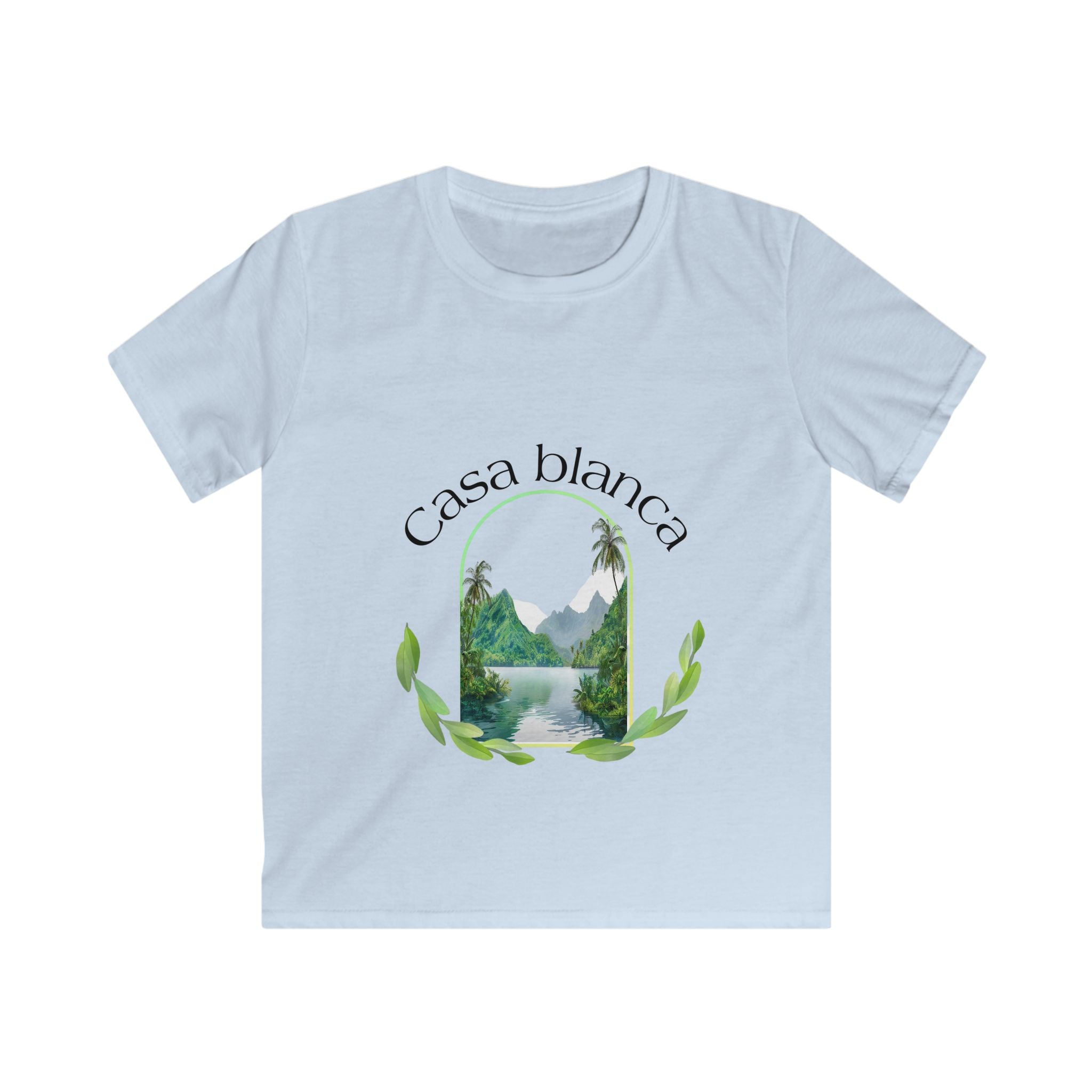 Kids Nature-Inspired Tee, Casa Blanca Graphic T-Shirt, Outdoor Adventure Shirt, Summer Camp Outfit, Gift for Nature Lovers, Birthday Present