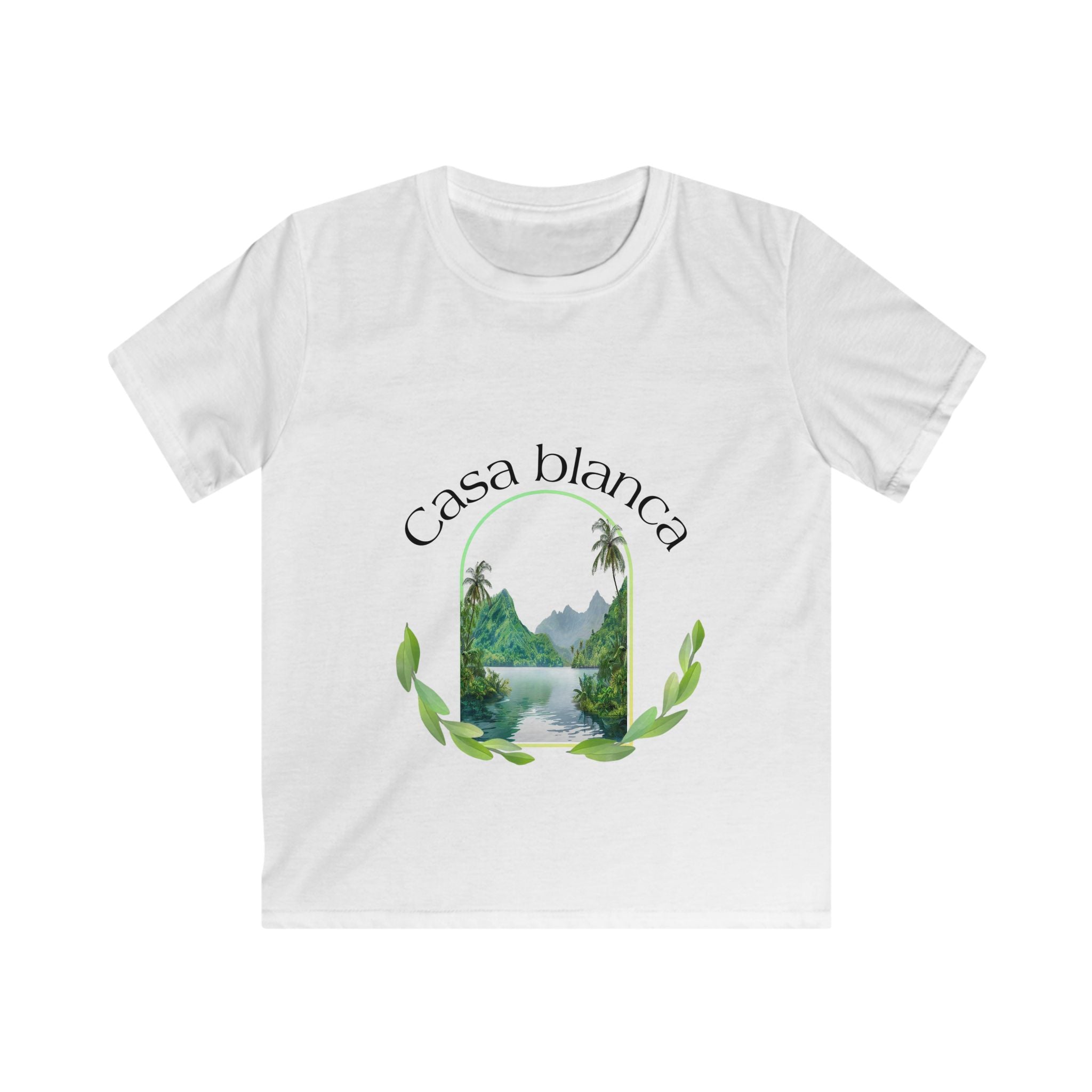 Kids Nature-Inspired Tee, Casa Blanca Graphic T-Shirt, Outdoor Adventure Shirt, Summer Camp Outfit, Gift for Nature Lovers, Birthday Present