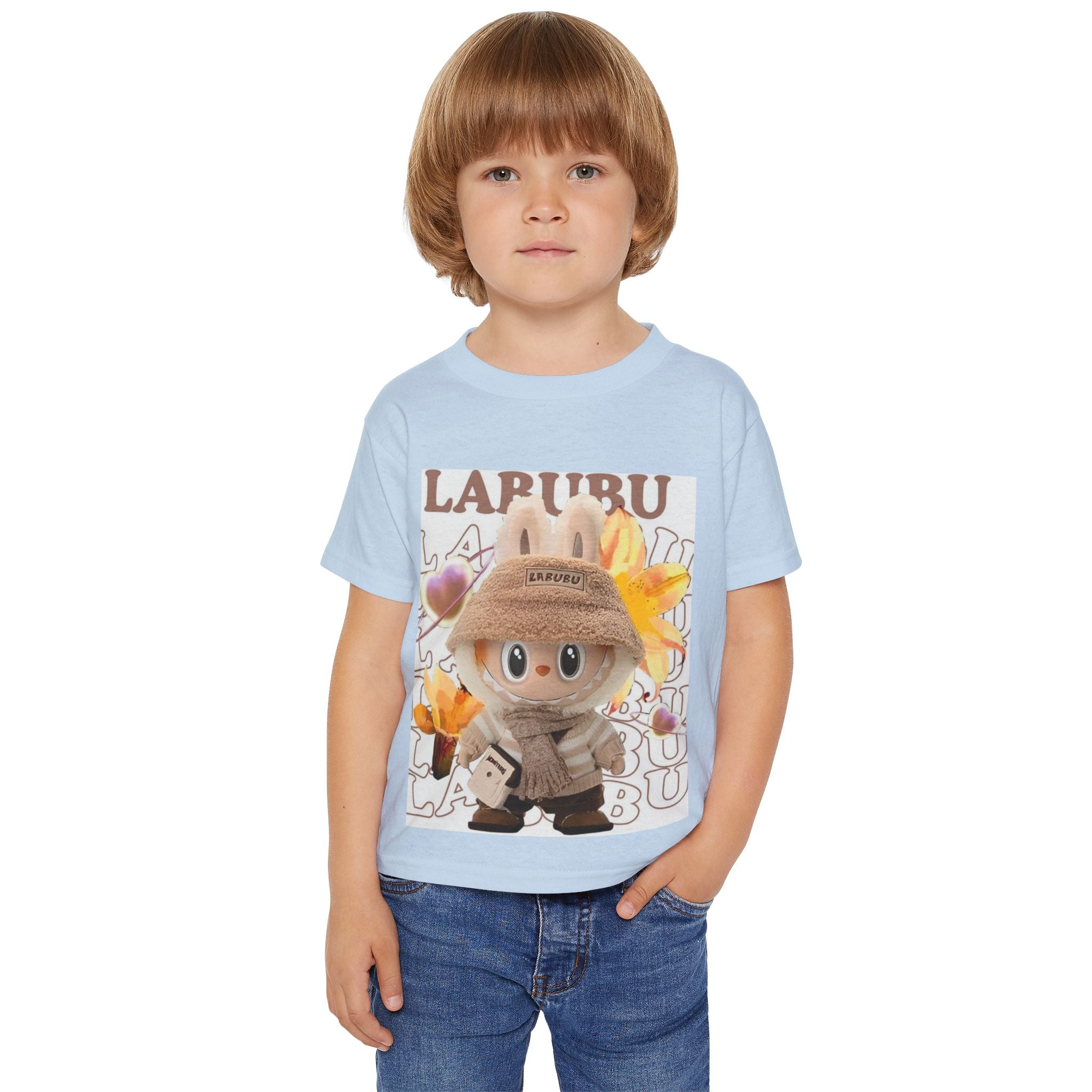 Cute Toddler T-Shirt with Lapubu Design, Fun Spring Apparel for Kids, Perfect Birthday Gift, Everyday Wear, Children's Fashion