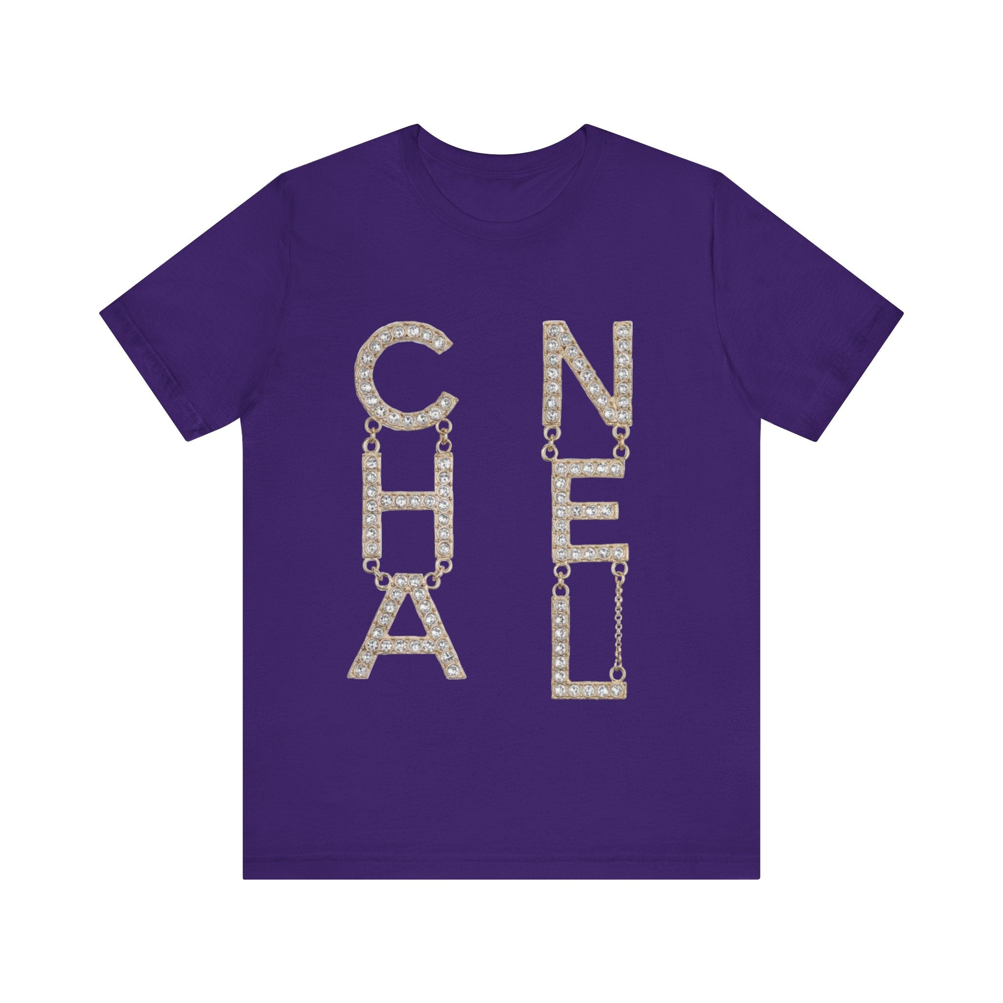 Chic Short Sleeve Tee with Designer-Inspired Text, Trendy Streetwear, Fashion Statement, Gift for Fashion Lovers, Casual Wear, [...]