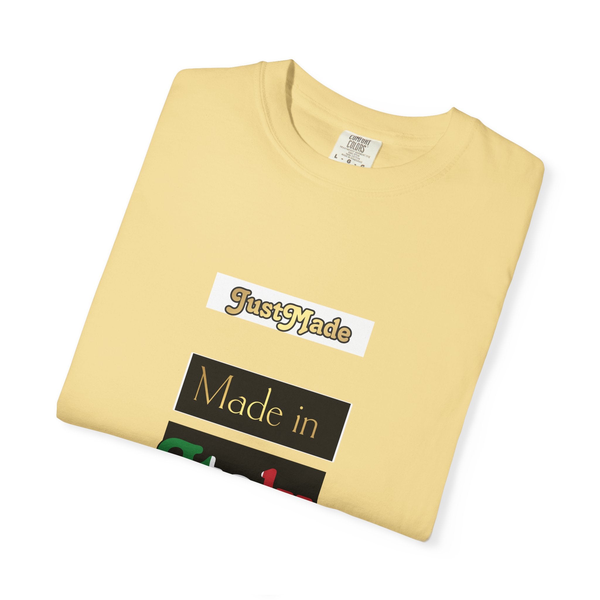 Italian-Inspired Unisex T-Shirt, Just Made Design, Perfect for Travel, Gifts, Casual Wear, Unique Fashion Statement
