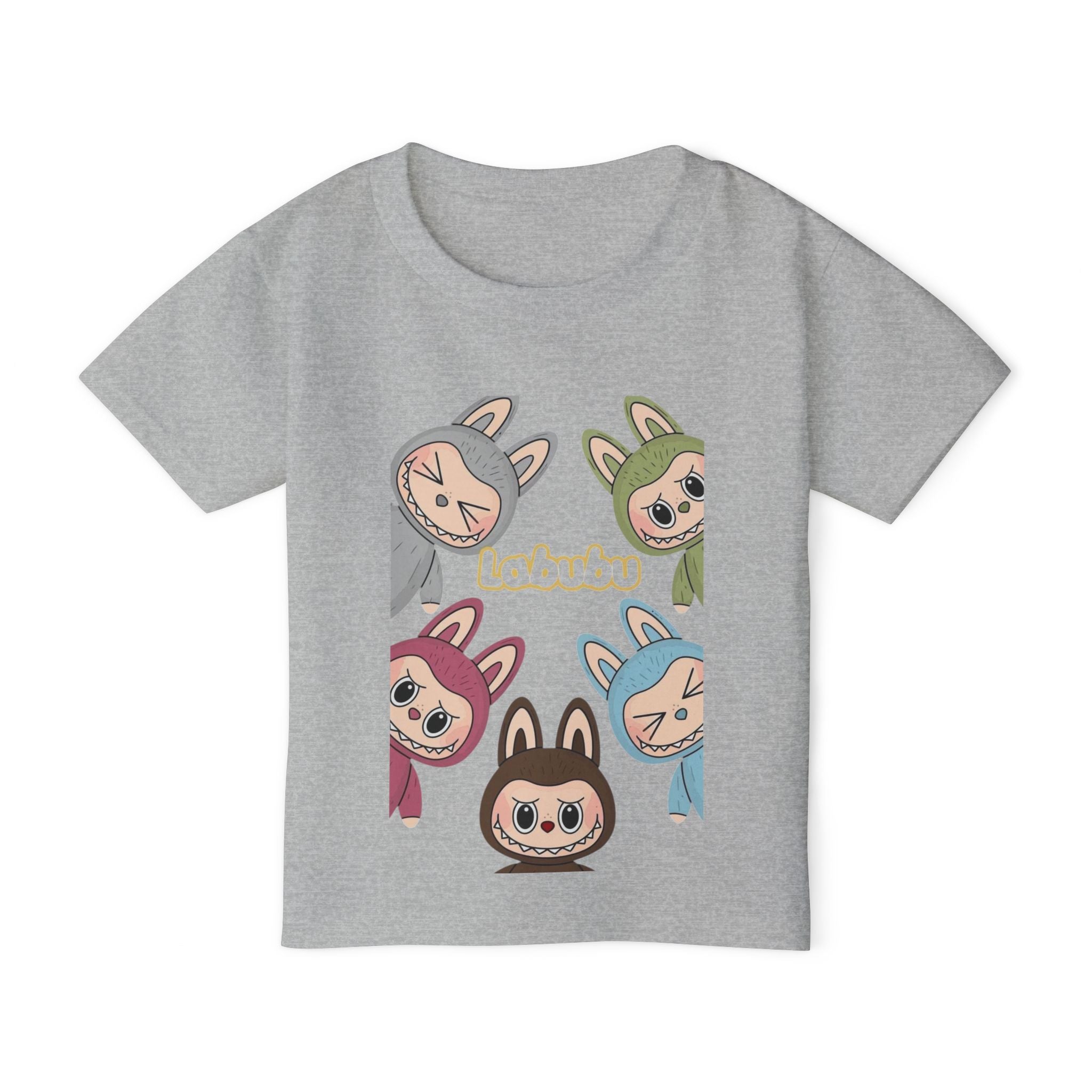 Cute Toddler T-shirt with Adorable Bunny Characters, Kids' Graphic Tee, Animal Print Shirt, Birthday Gift, Easter Outfit, Playful Apparel