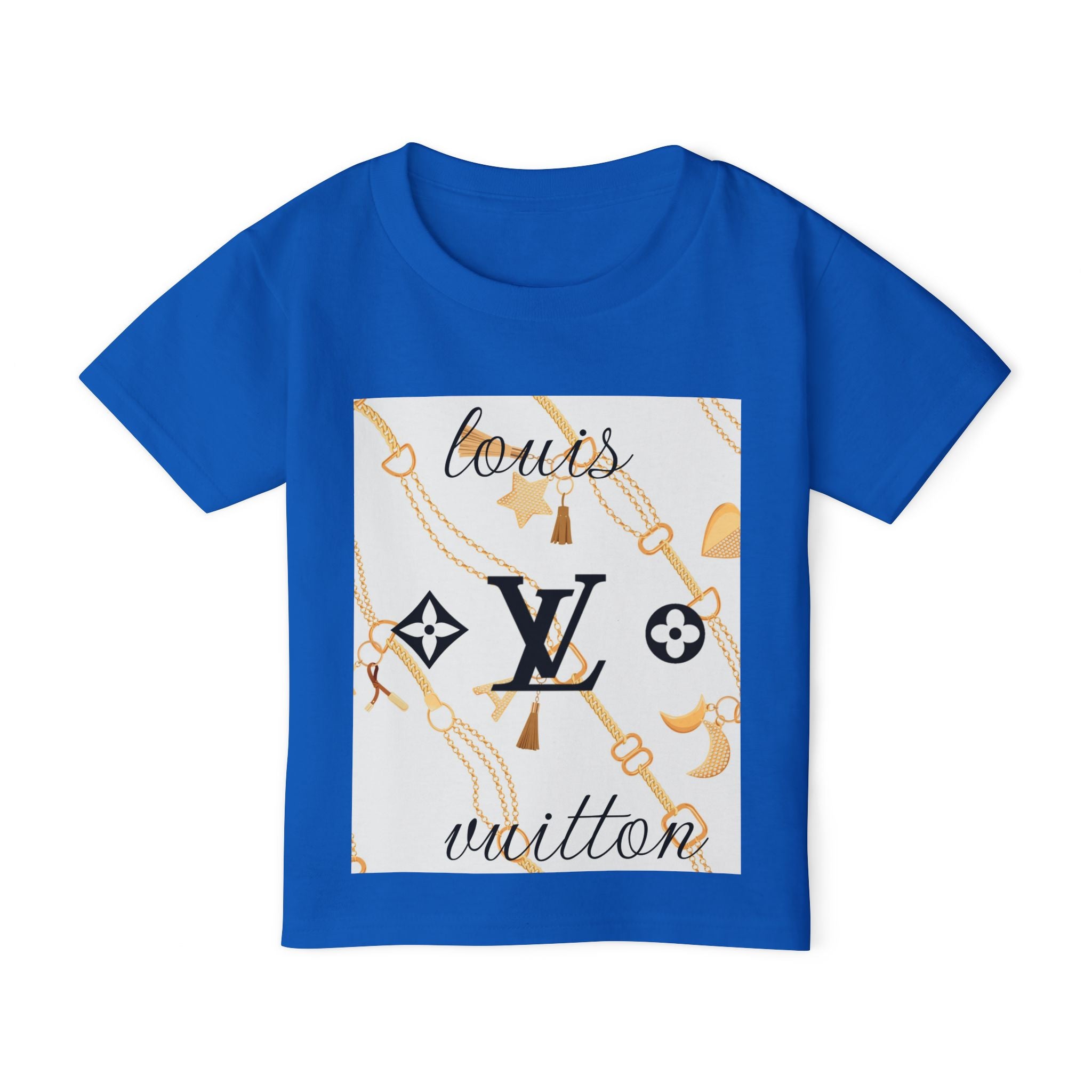 Designer Toddler T-Shirt - Louis Vuitton Inspired Fashion Tee, Kids Streetwear, Gift for Fashionable Toddlers, Designer Style Birthday [...]