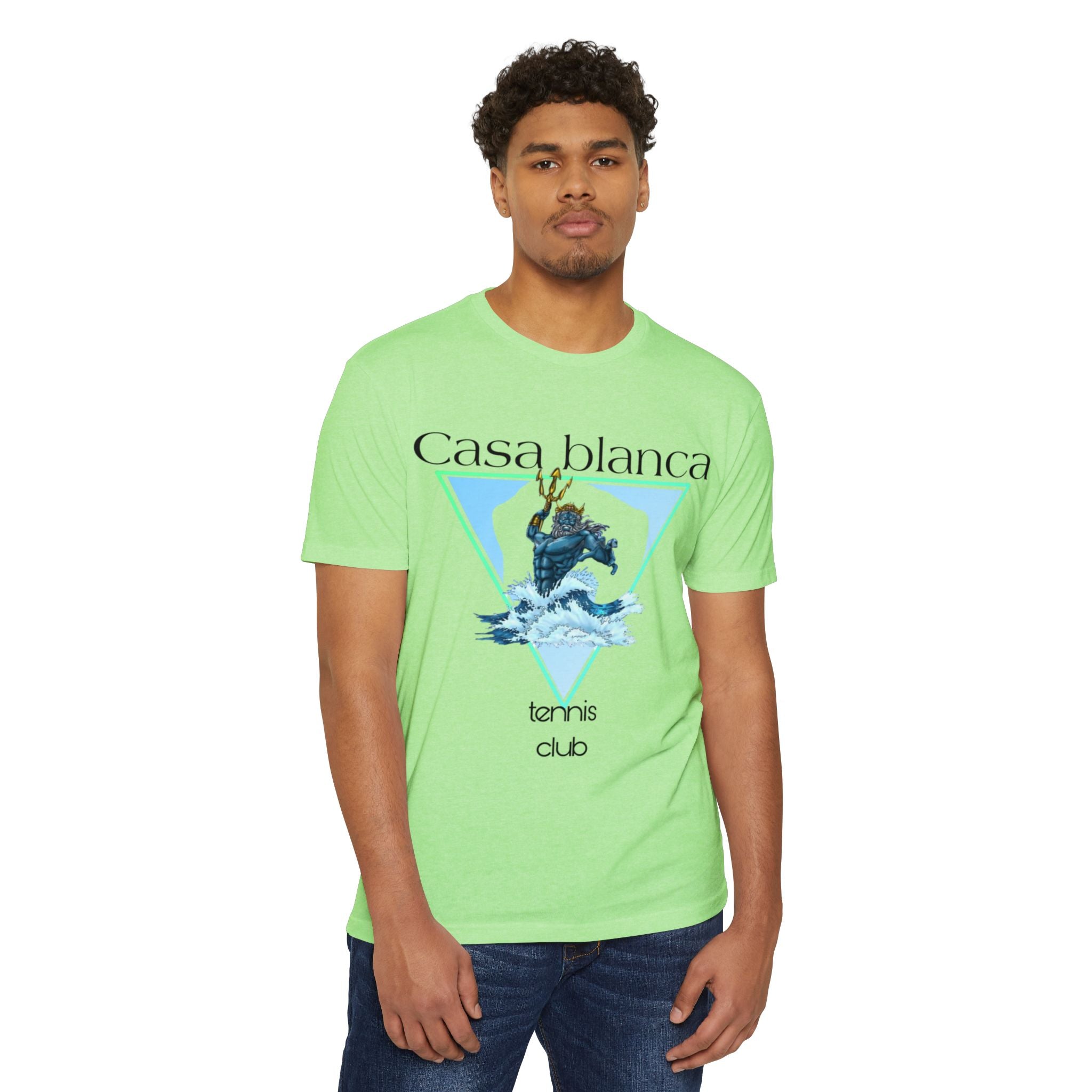 Casa Blanca Tennis Club Graphic T-Shirt | Vintage Style Tee, Casual Summer Wear, Gift for Tennis Lovers, Beach Day Essential