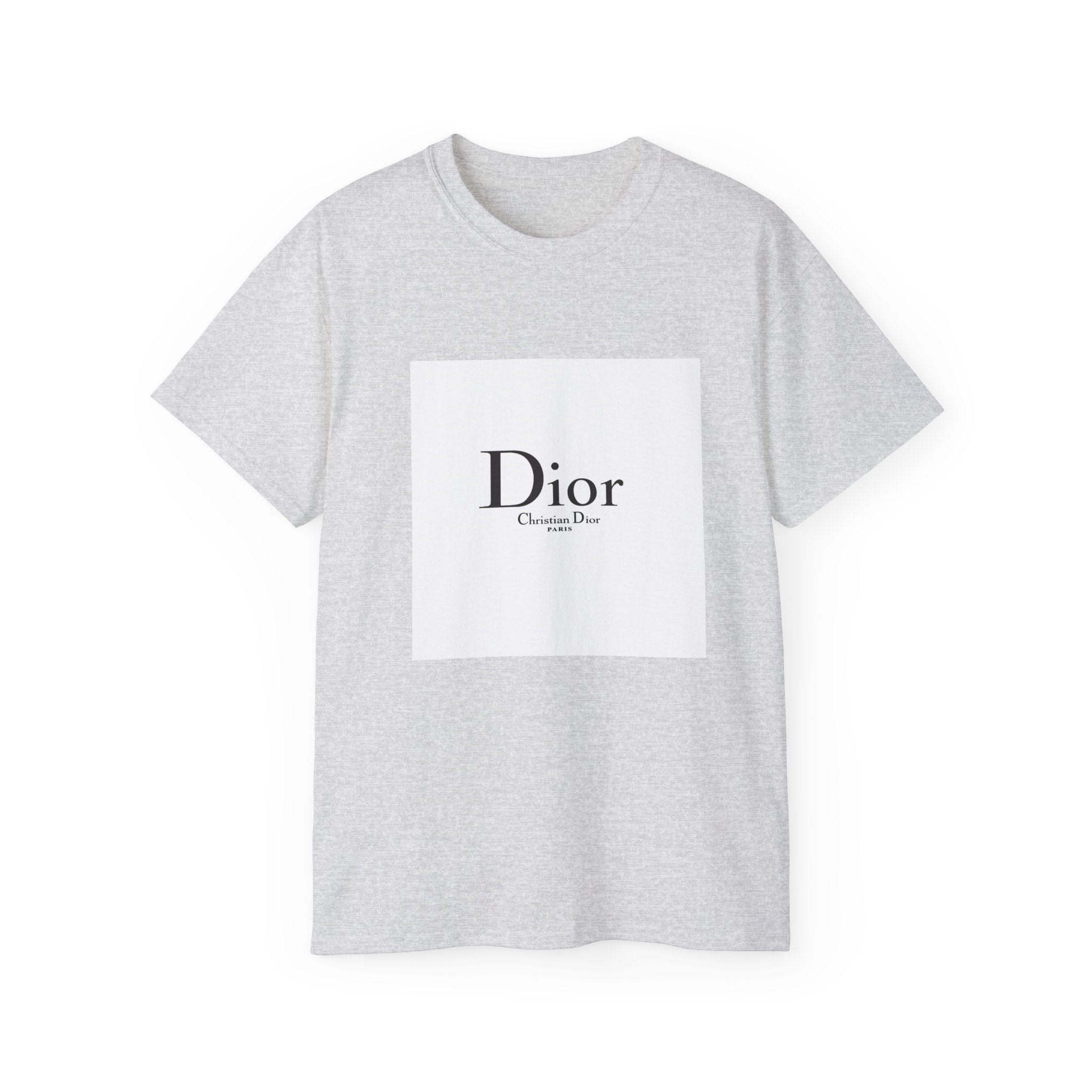 Chic Statement Tee - Dior Inspired Unisex Cotton T-Shirt, Everyday Casual Wear, Fashionable Gift, Stylish Layering Piece, Trendy Streetwear