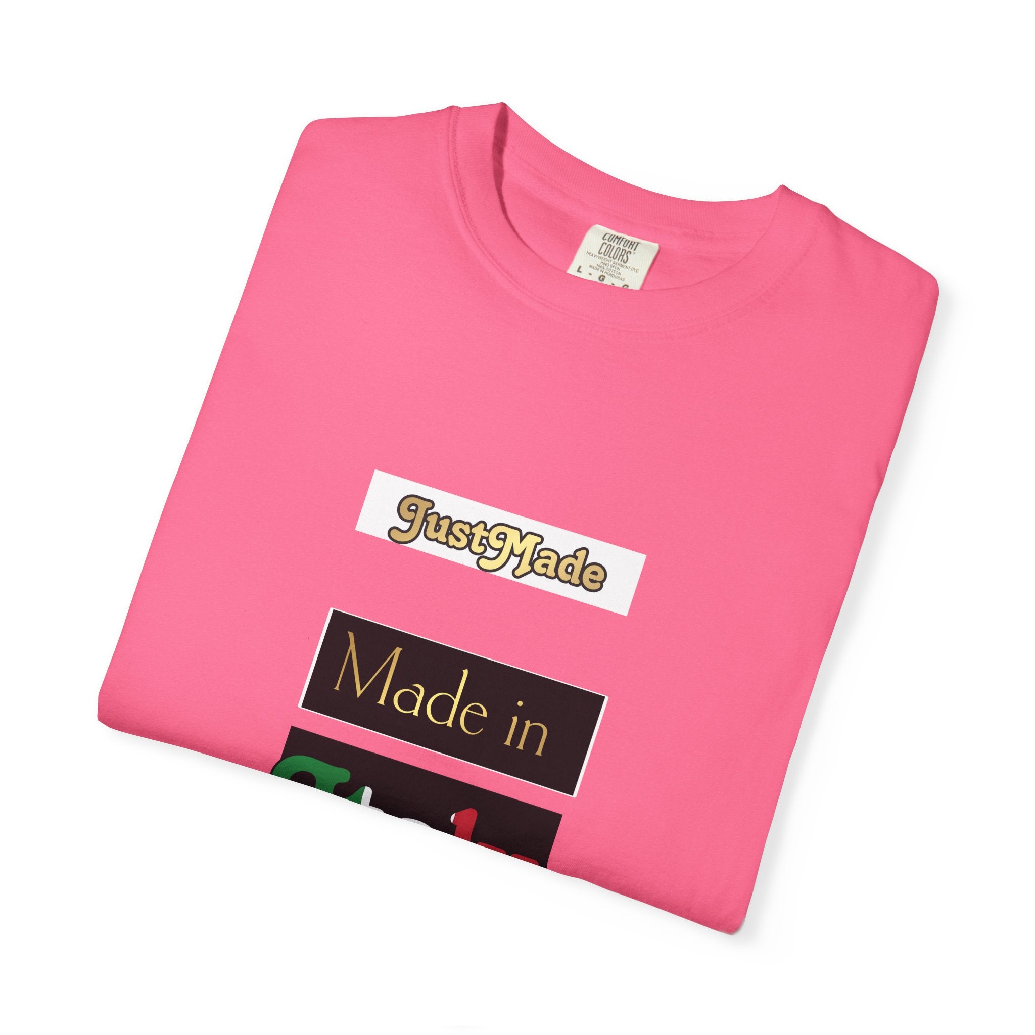 Italian-Inspired Unisex T-Shirt, Just Made Design, Perfect for Travel, Gifts, Casual Wear, Unique Fashion Statement