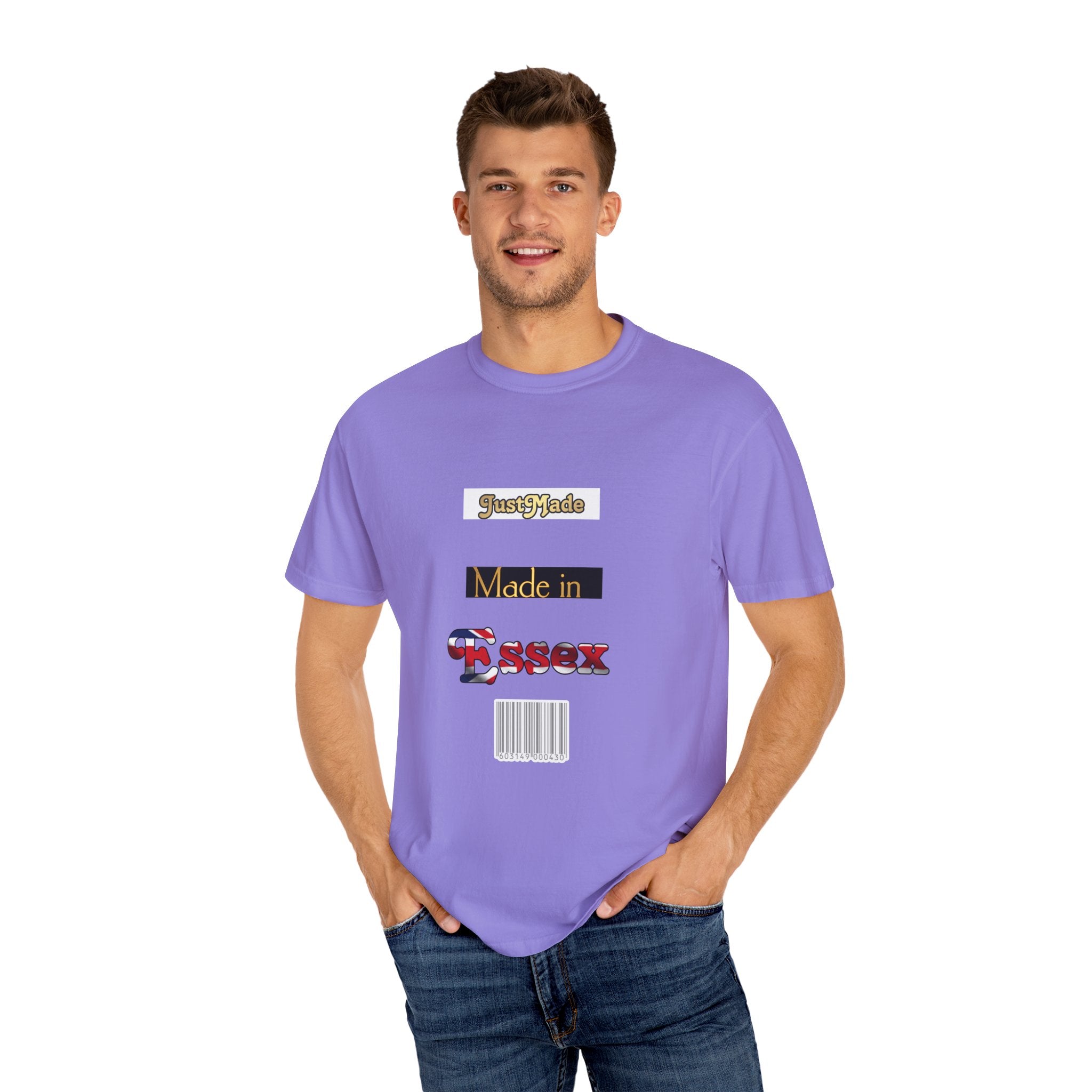 Garment-Dyed T-Shirt, Casual Style, Essex Pride, Unique Gift, Everyday Wear, Trendy Apparel, Comfortable Tee