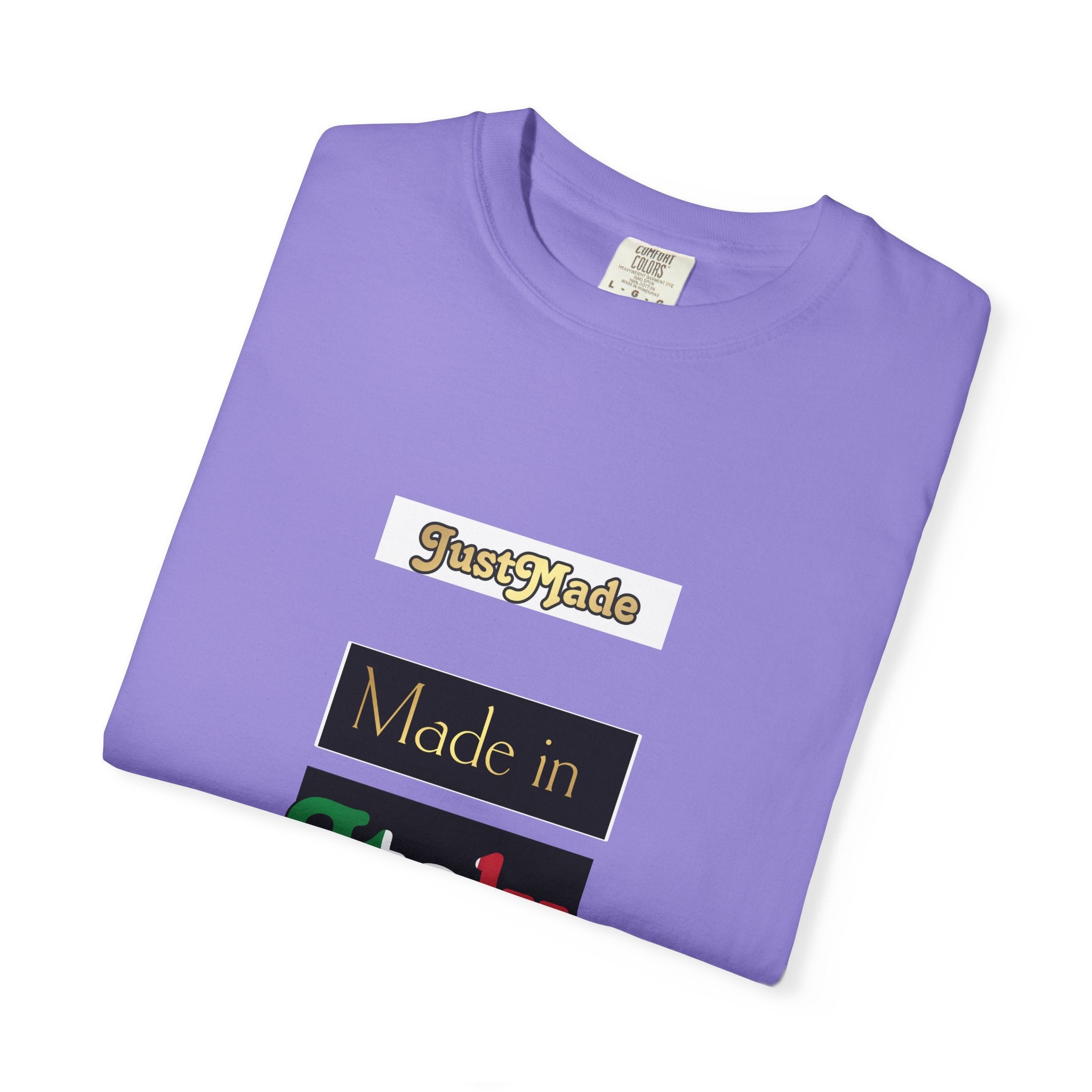 Italian-Inspired Unisex T-Shirt, Just Made Design, Perfect for Travel, Gifts, Casual Wear, Unique Fashion Statement
