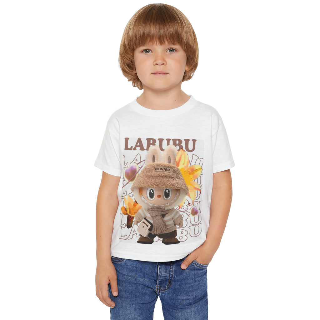 Cute Toddler T-Shirt with Lapubu Design, Fun Spring Apparel for Kids, Perfect Birthday Gift, Everyday Wear, Children's Fashion