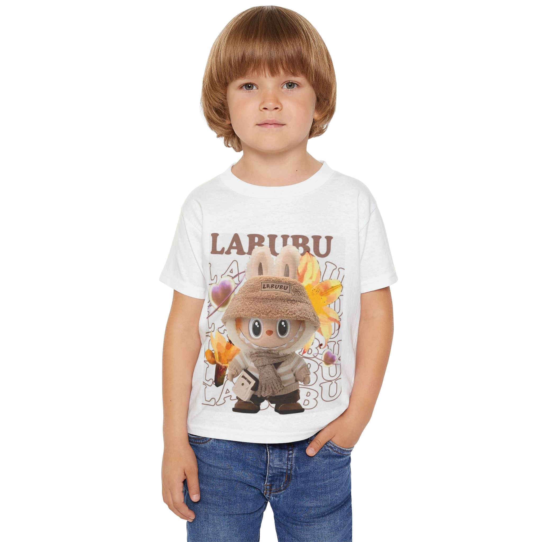 Cute Toddler T-Shirt with Lapubu Design, Fun Spring Apparel for Kids, Perfect Birthday Gift, Everyday Wear, Children's Fashion