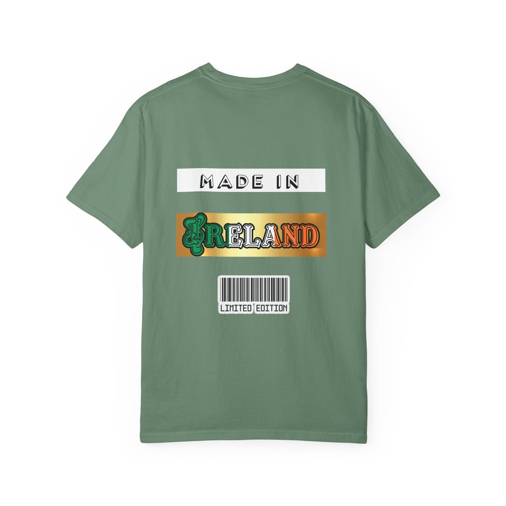 Made in Ireland Limited Edition T-Shirt, Unisex Garment-Dyed Tee for Travel Lovers, Gifts for St. Patrick's Day, Irish Pride Apparel