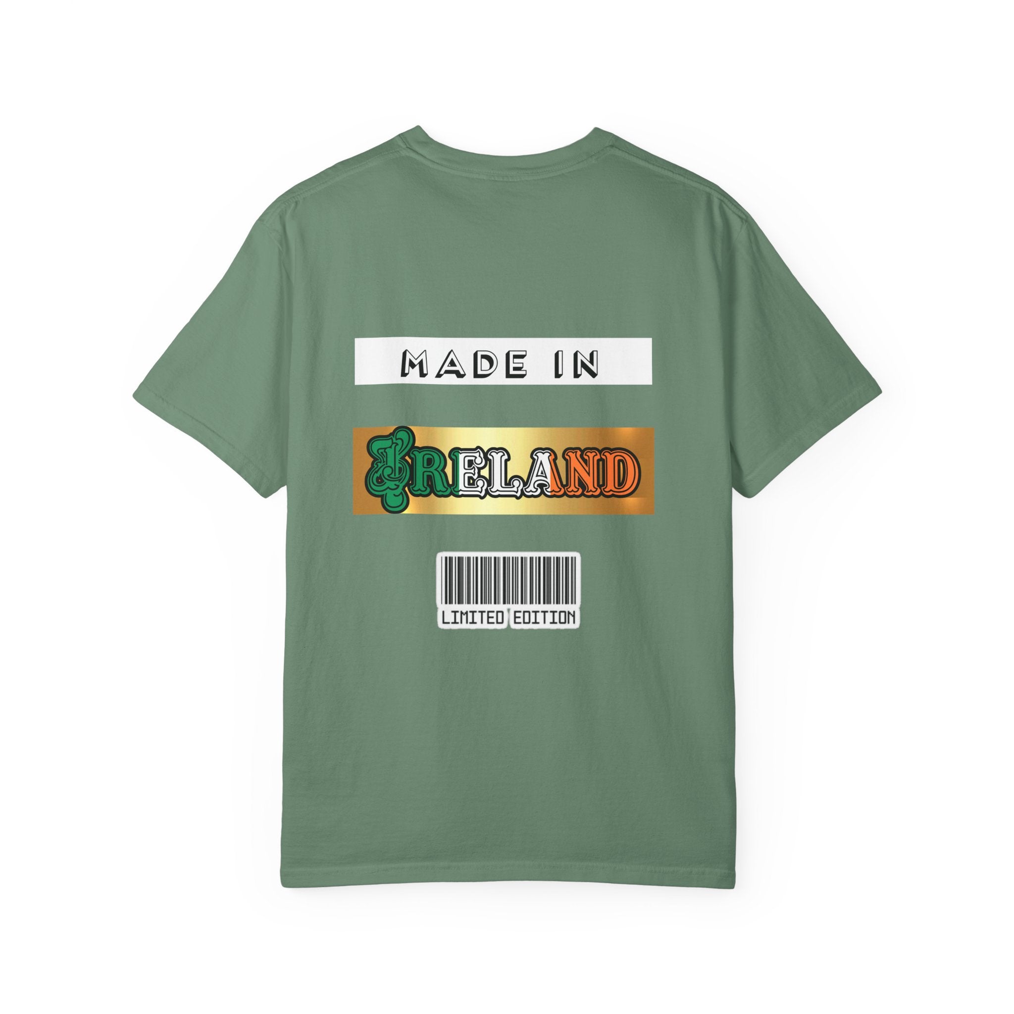 Made in Ireland Limited Edition T-Shirt, Unisex Garment-Dyed Tee for Travel Lovers, Gifts for St. Patrick's Day, Irish Pride Apparel