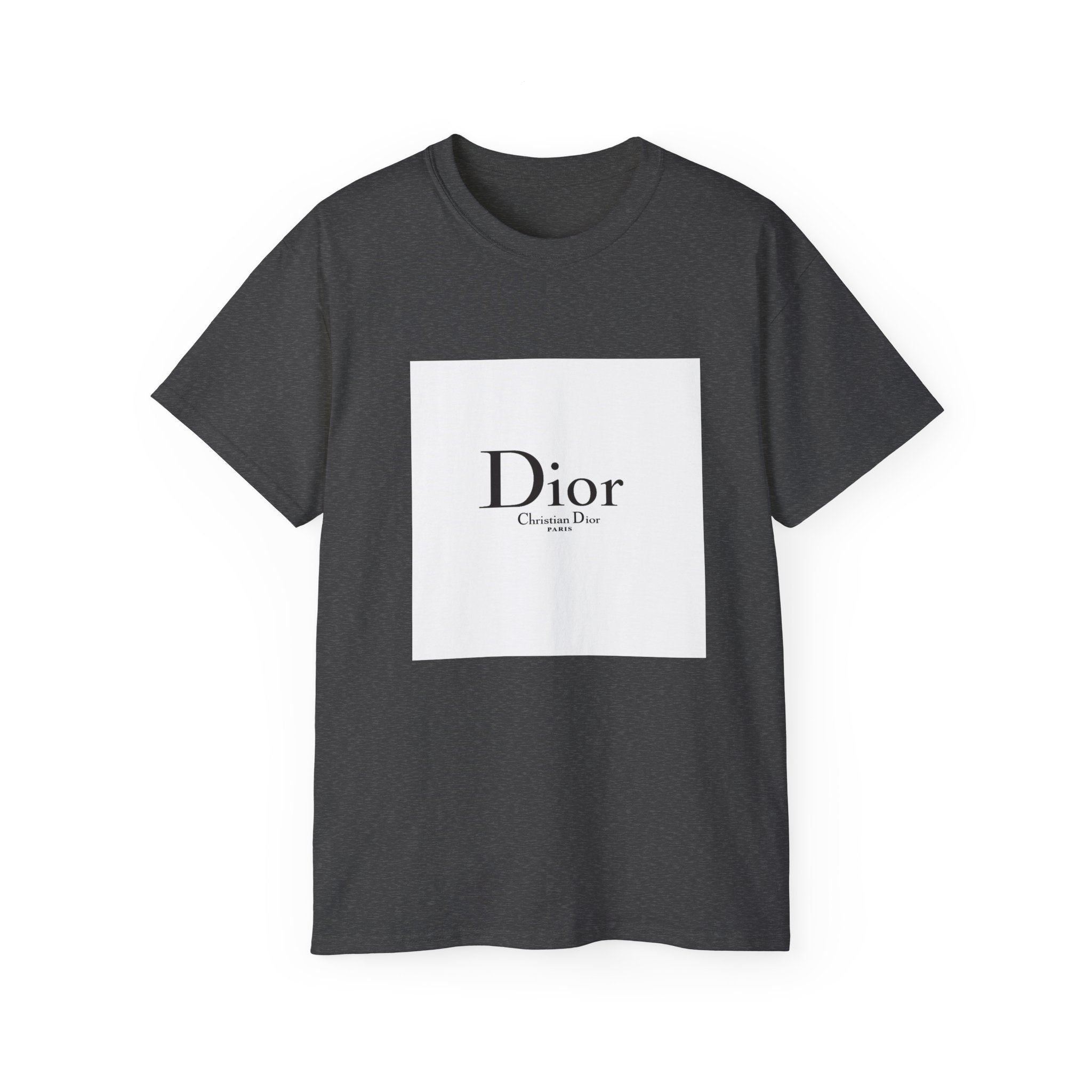 Chic Statement Tee - Dior Inspired Unisex Cotton T-Shirt, Everyday Casual Wear, Fashionable Gift, Stylish Layering Piece, Trendy Streetwear